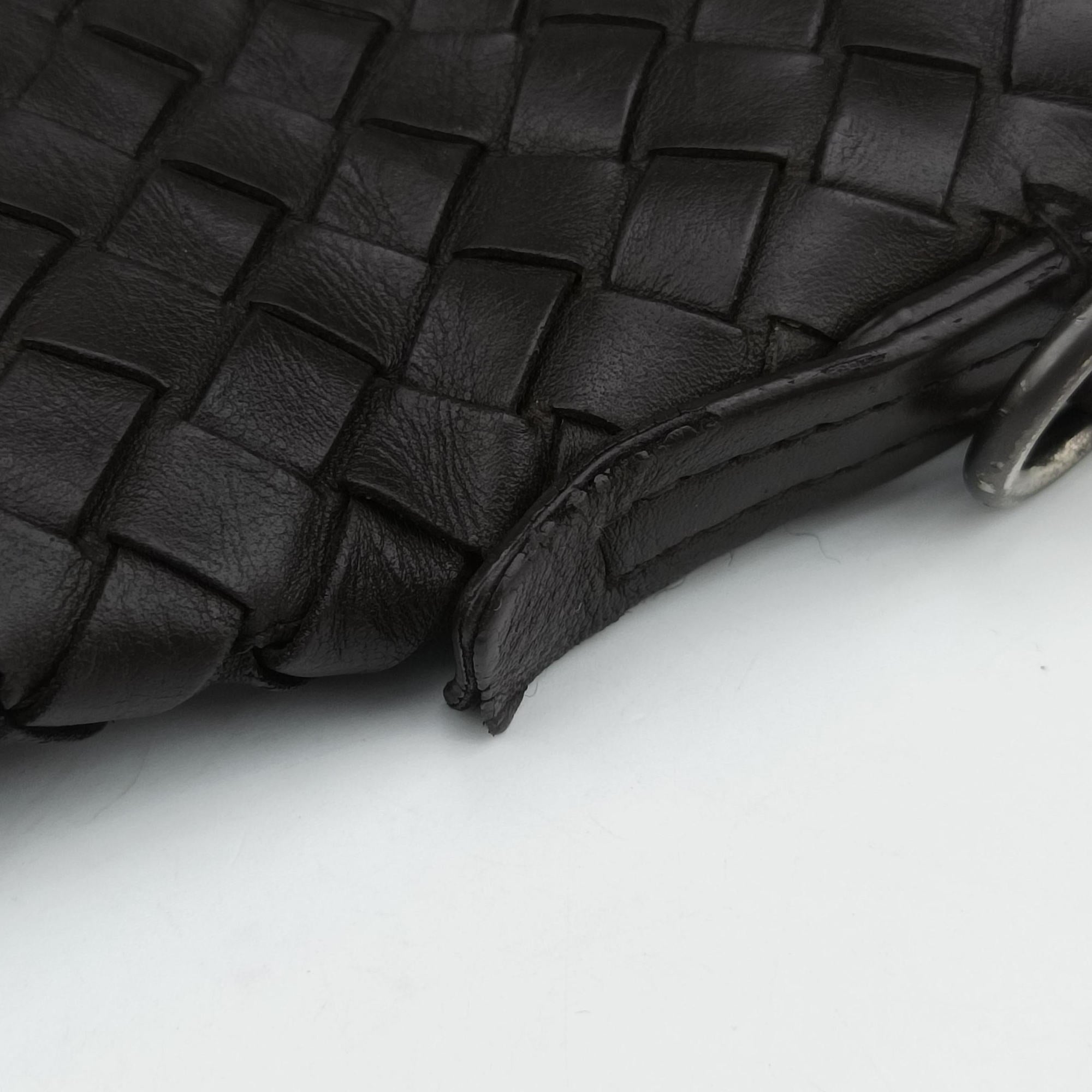 Pre-owned Bottega Veneta Intrecciato Brown lambskin  shoulderbag | stylenewstar