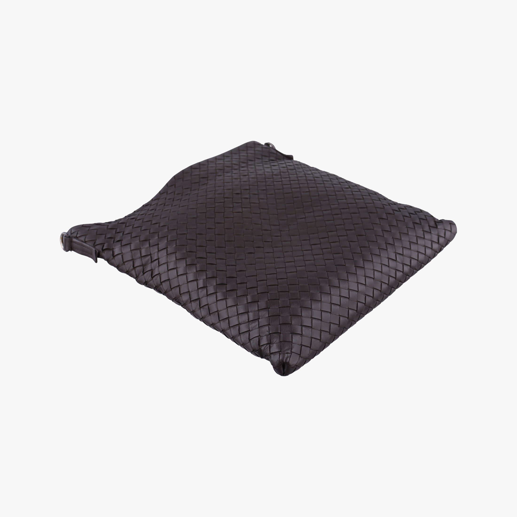 Pre-owned Bottega Veneta Intrecciato Brown lambskin  shoulderbag | stylenewstar