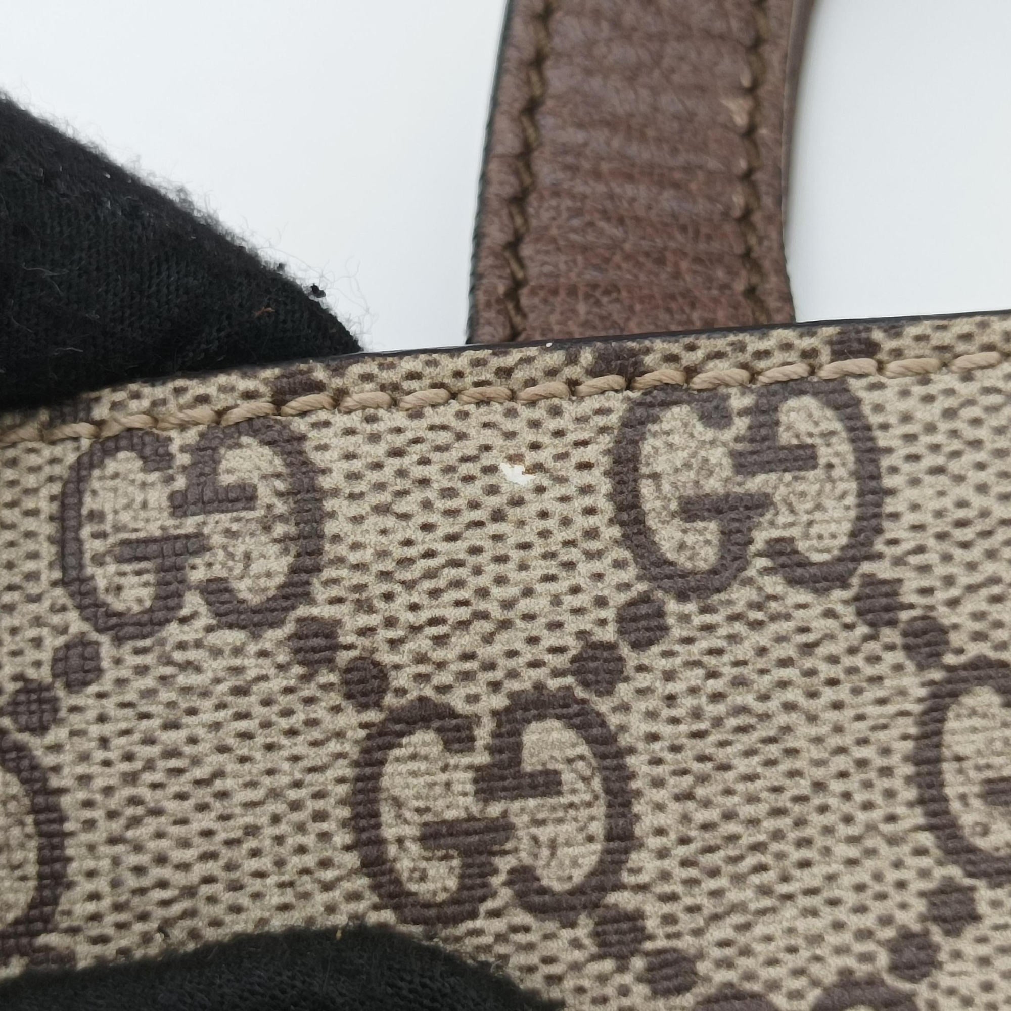 Pre-owned Gucci GG Supreme Mystic Cat beige×Multicolour PVC coated canvas 450950 shoulderbag | stylenewstar