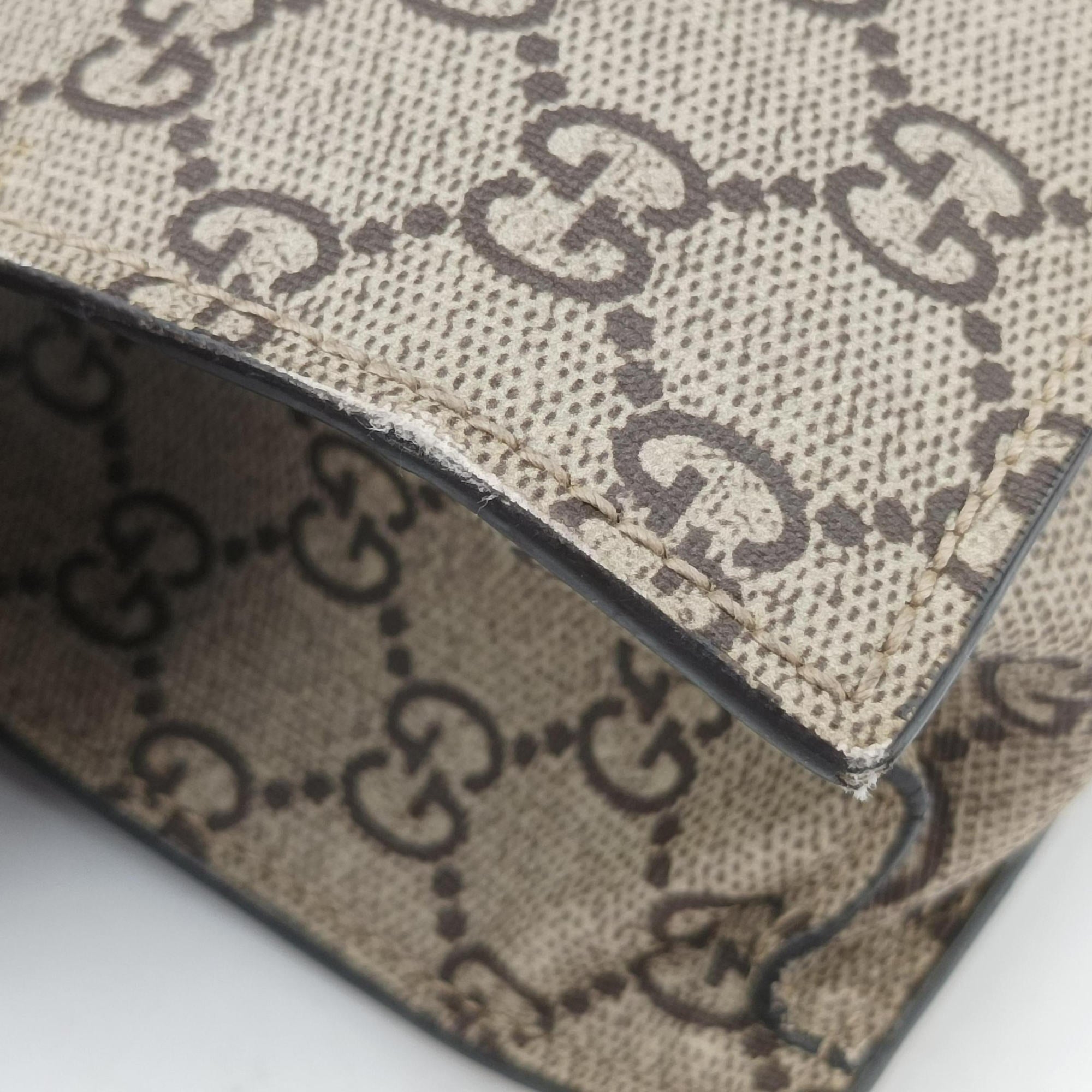 Pre-owned Gucci GG Supreme Mystic Cat beige×Multicolour PVC coated canvas 450950 shoulderbag | stylenewstar