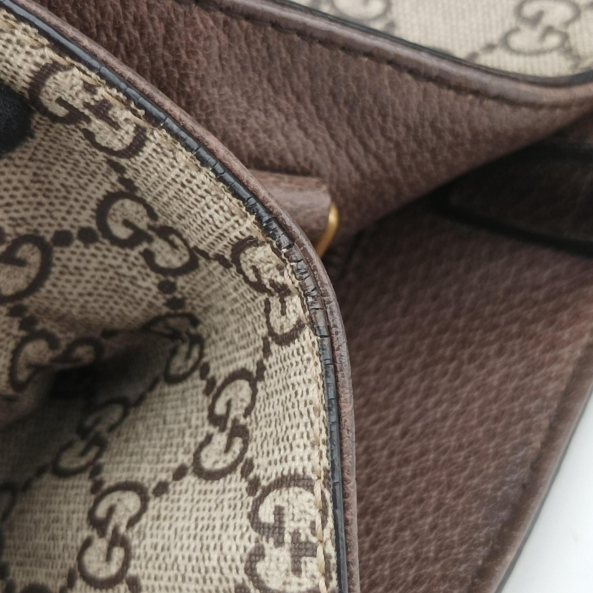 Pre-owned Gucci GG Supreme Mystic Cat beige×Multicolour PVC coated canvas 450950 shoulderbag | stylenewstar