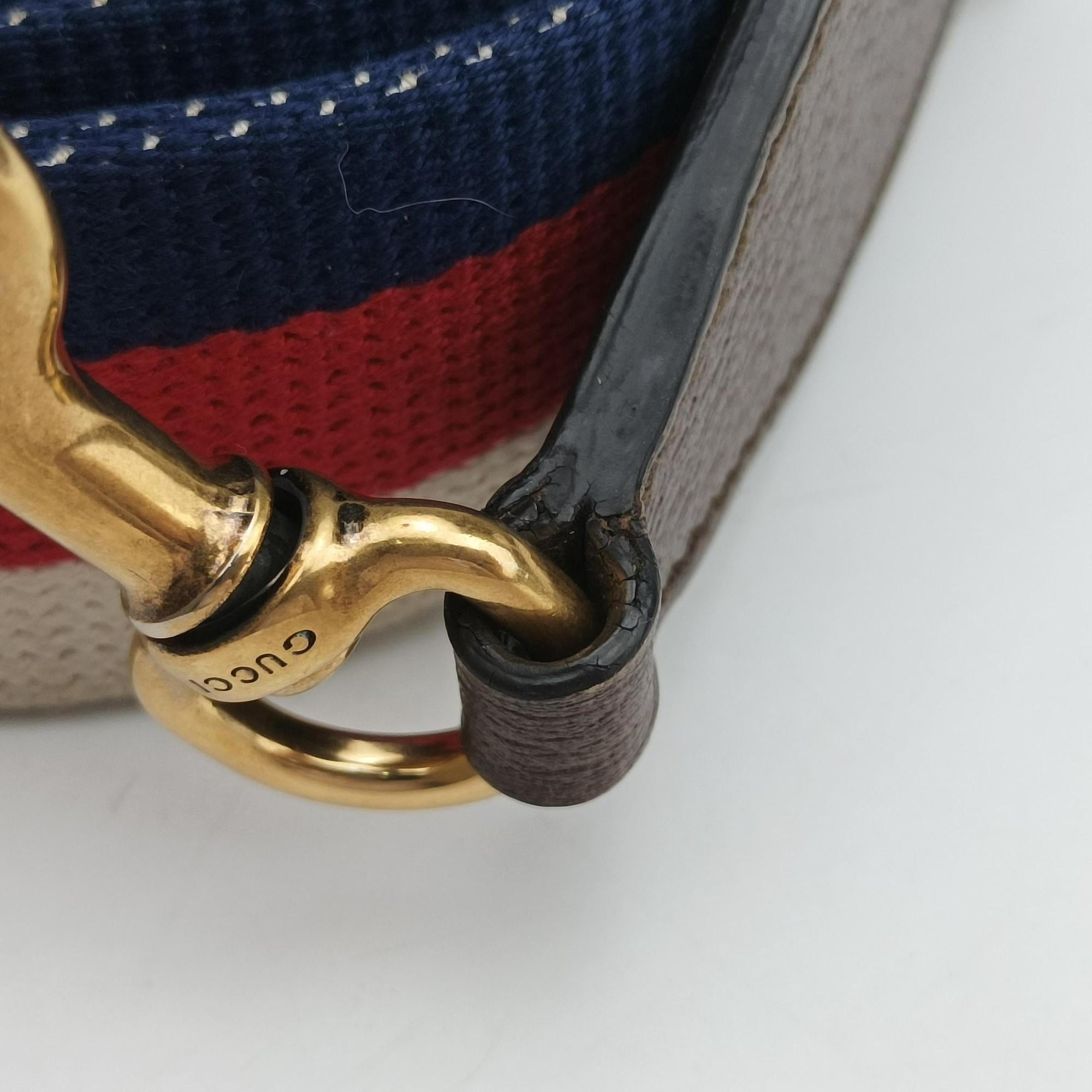 Pre-owned Gucci GG Supreme Mystic Cat beige×Multicolour PVC coated canvas 450950 shoulderbag | stylenewstar