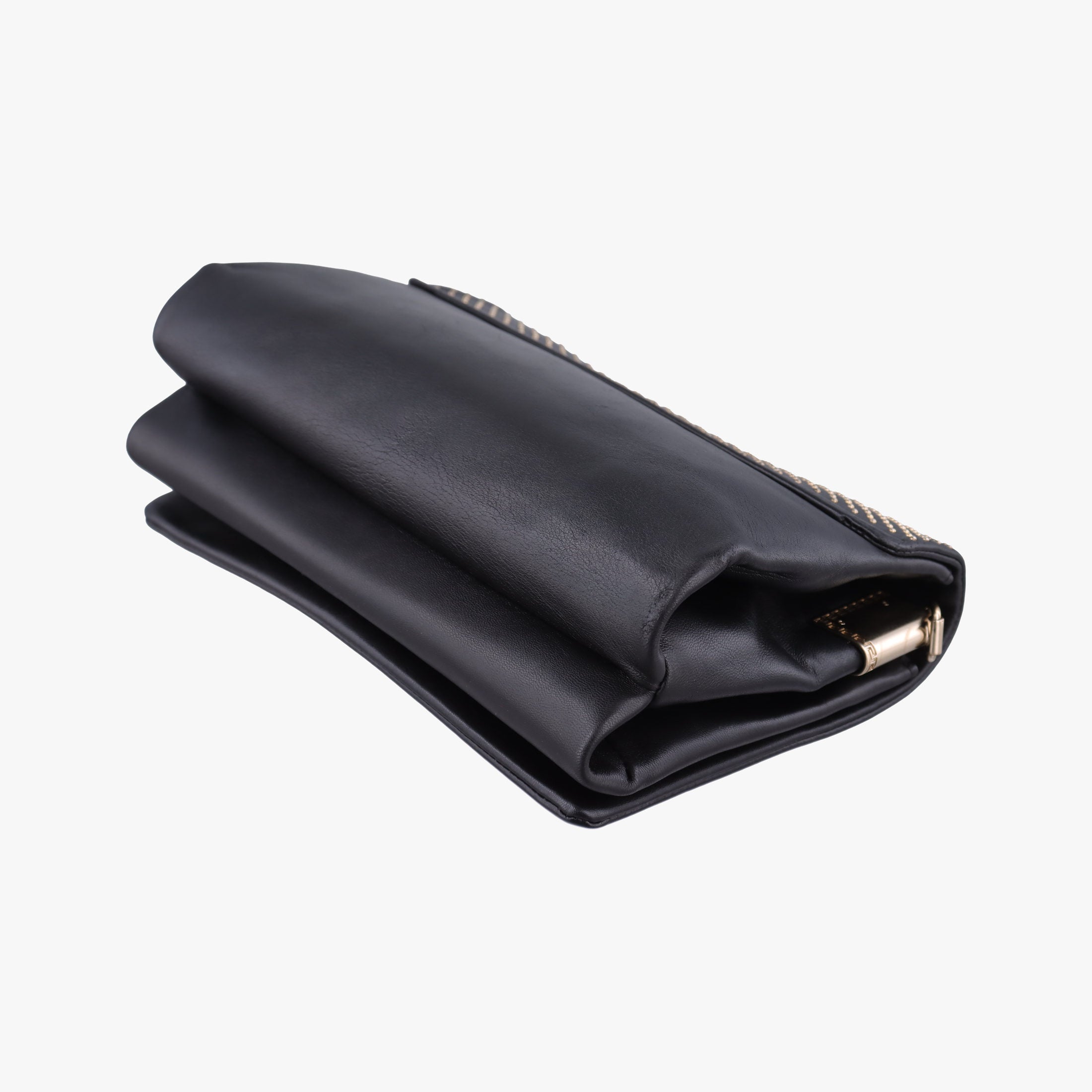 Secondhand VERSACE La Medusa Black Leather  shoulderbag | stylenewstar