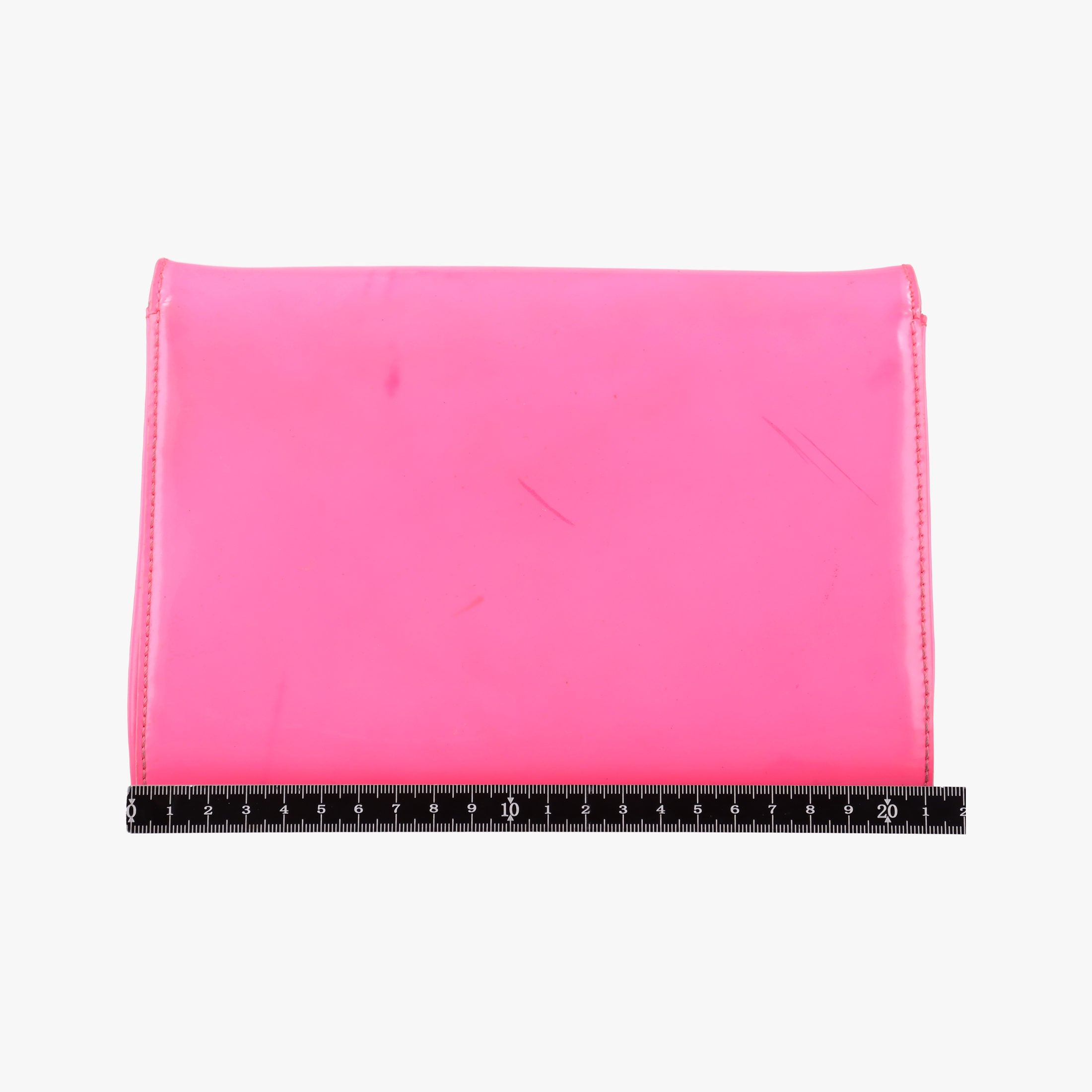 Pre-owned VERSACE Medusa Rose Patent  clutchbag | stylenewstar