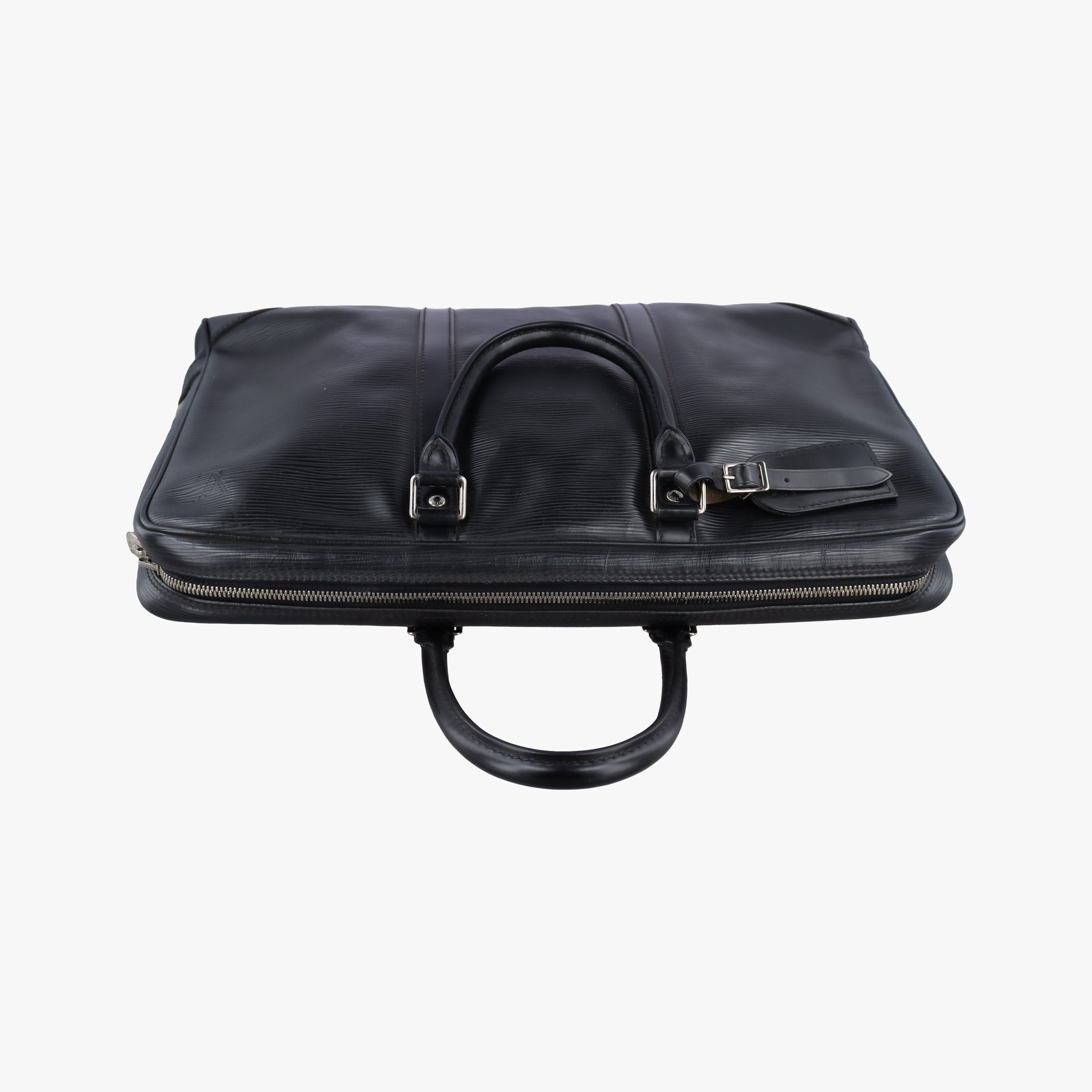 Pre-owned Louis Vuitton Porto Document Voyage Black Epi M59162 handbag | stylenewstar