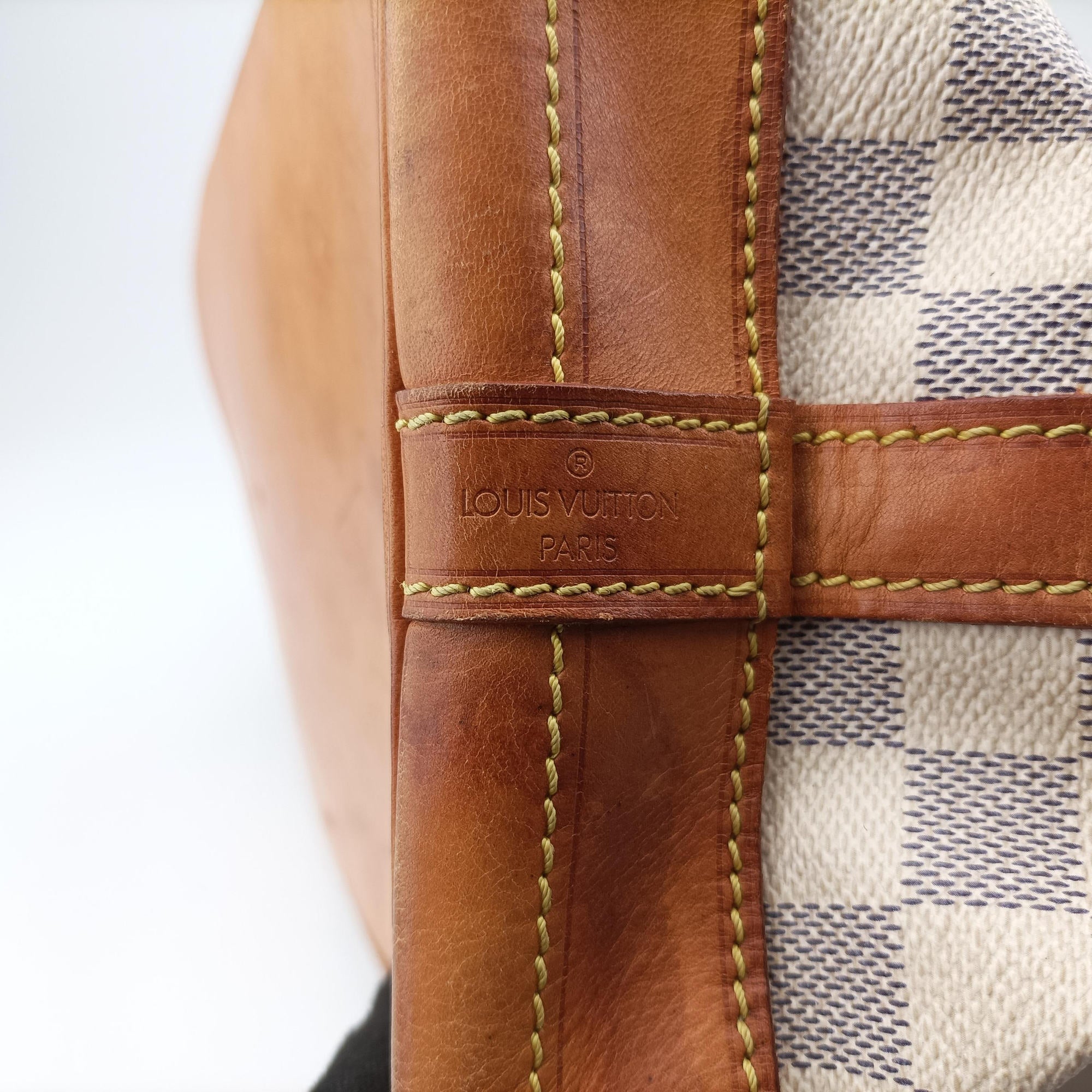 Pre-owned Louis Vuitton NOe Azur Damier Canvas N42222 shoulderbag | stylenewstar
