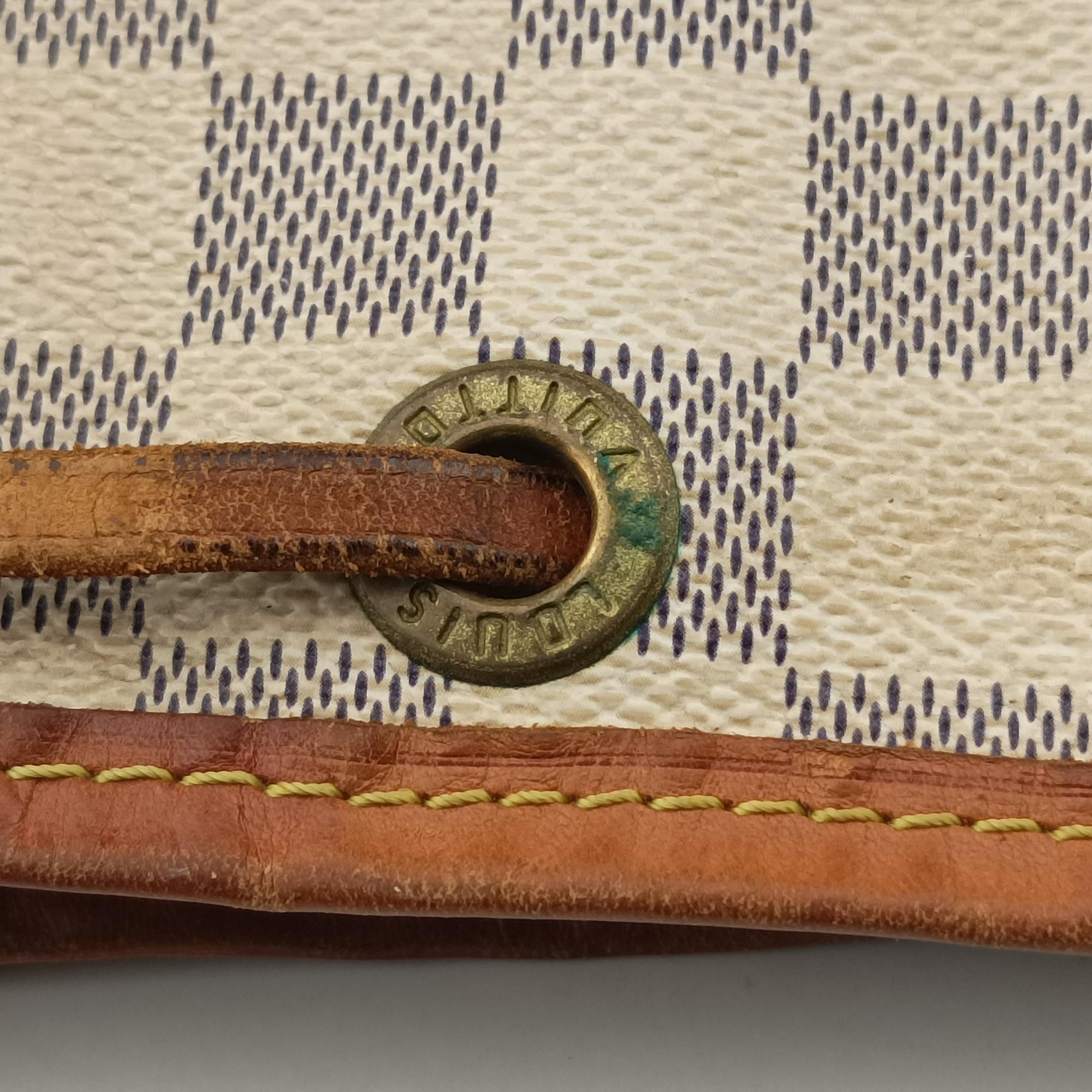 Pre-owned Louis Vuitton NOe Azur Damier Canvas N42222 shoulderbag | stylenewstar