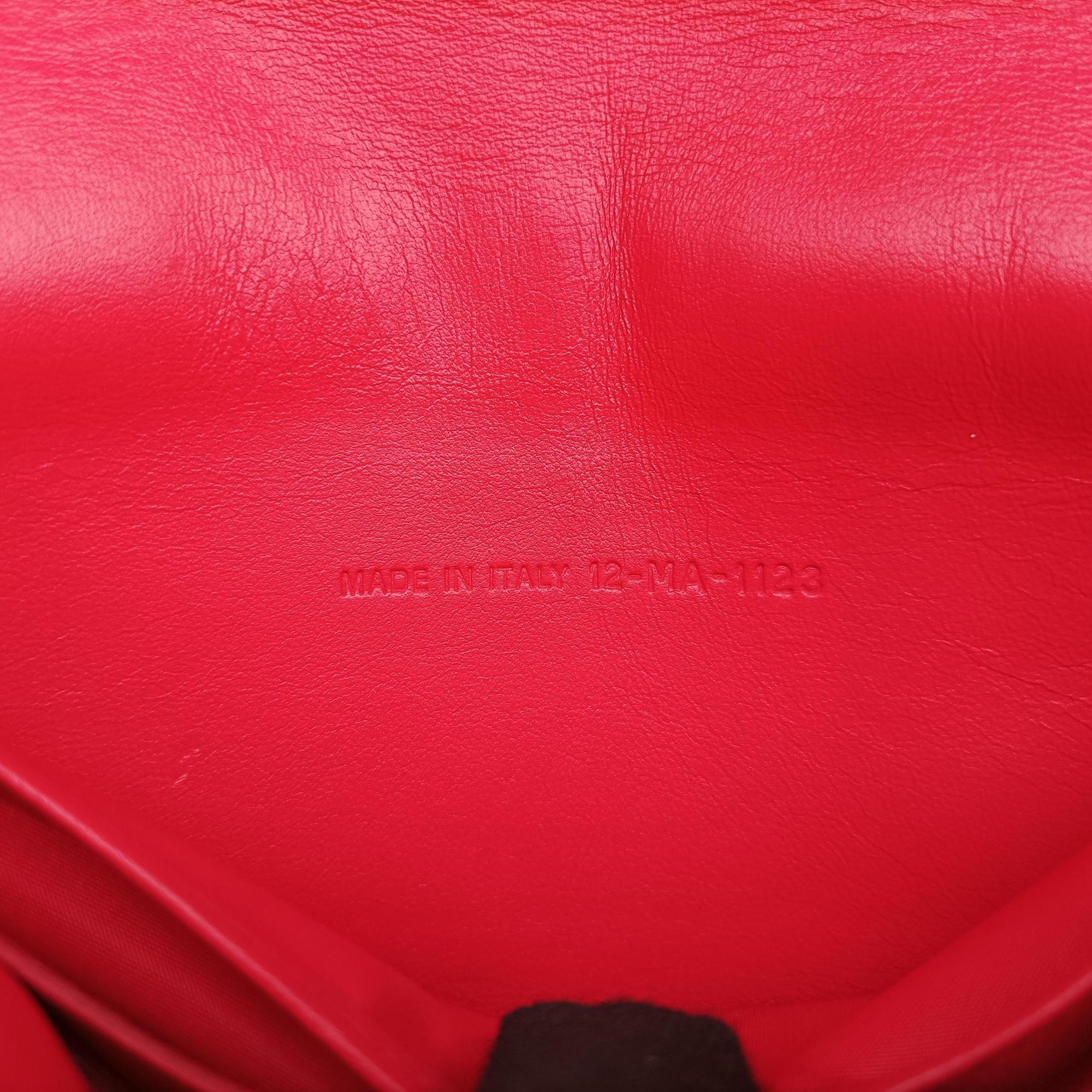 Pre-owned Christian Dior Miss Dior CANNAGE New Lock Rose lambskin  shoulderbag | stylenewstar