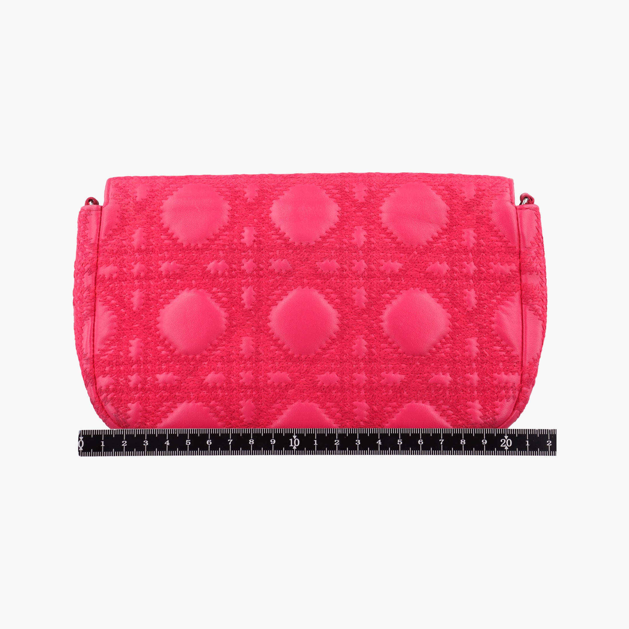 Pre-owned Christian Dior Miss Dior CANNAGE New Lock Rose lambskin  shoulderbag | stylenewstar