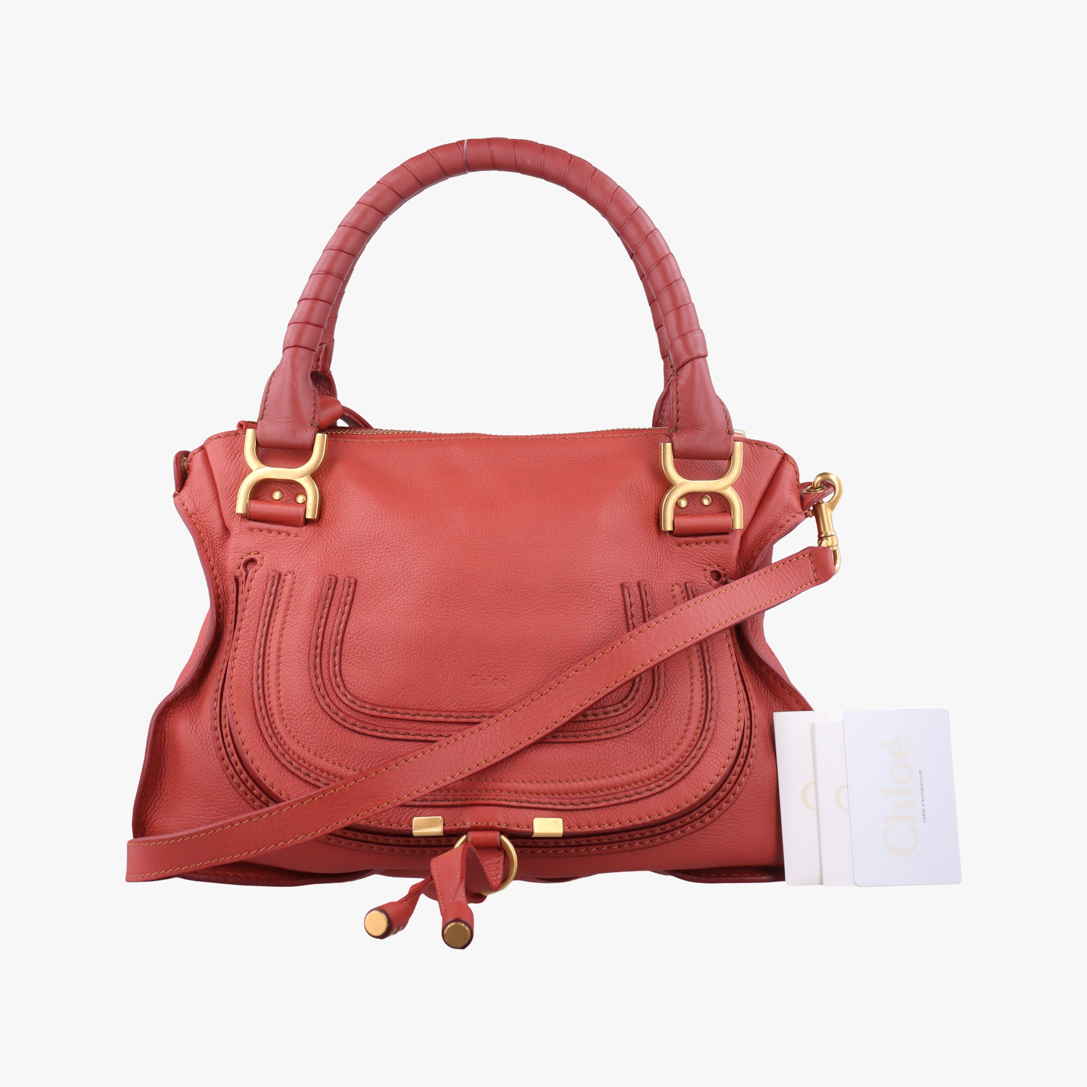 Vintage Chloe Mercy Red Leather  shoulderbag | stylenewstar