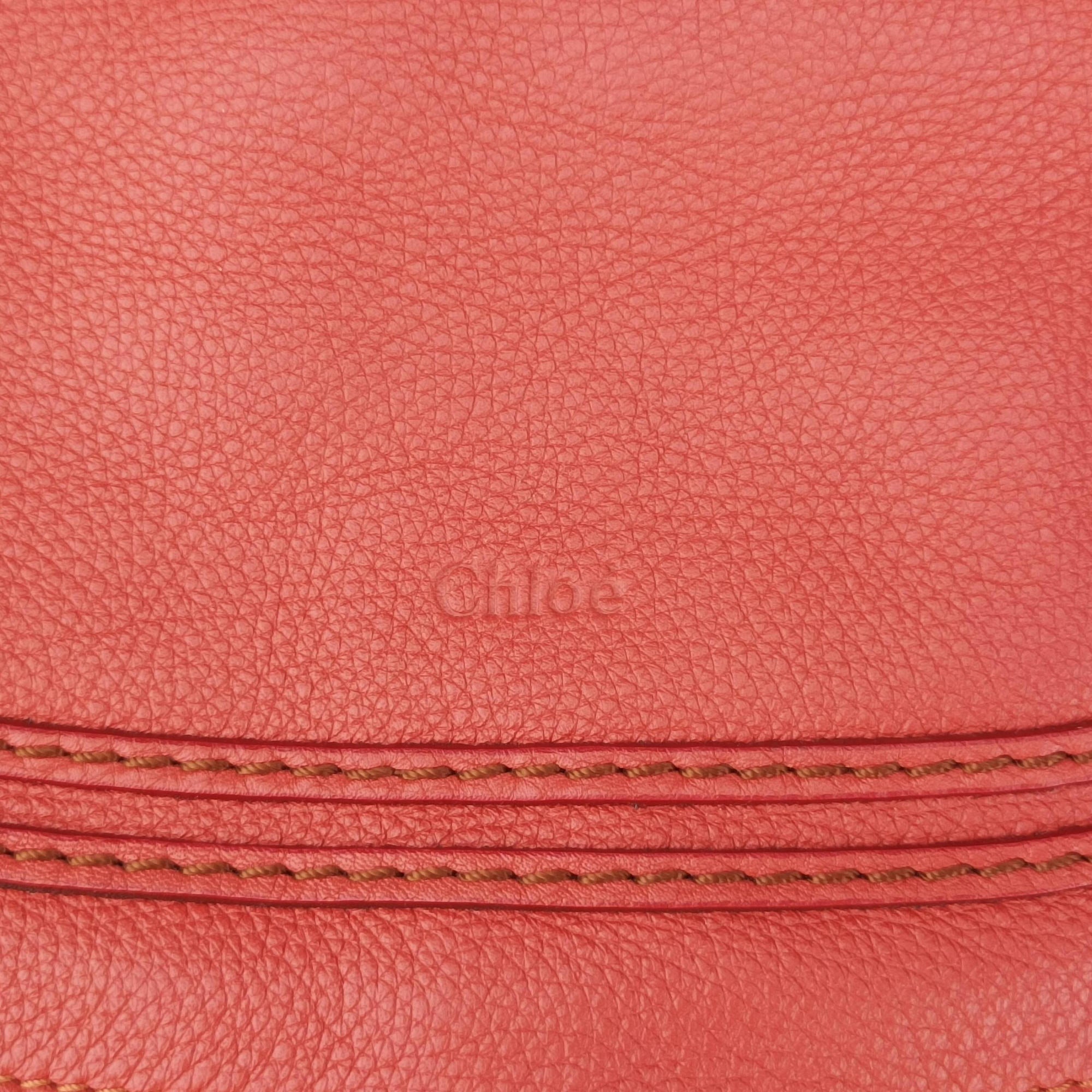 Vintage Chloe Mercy Red Leather  shoulderbag | stylenewstar