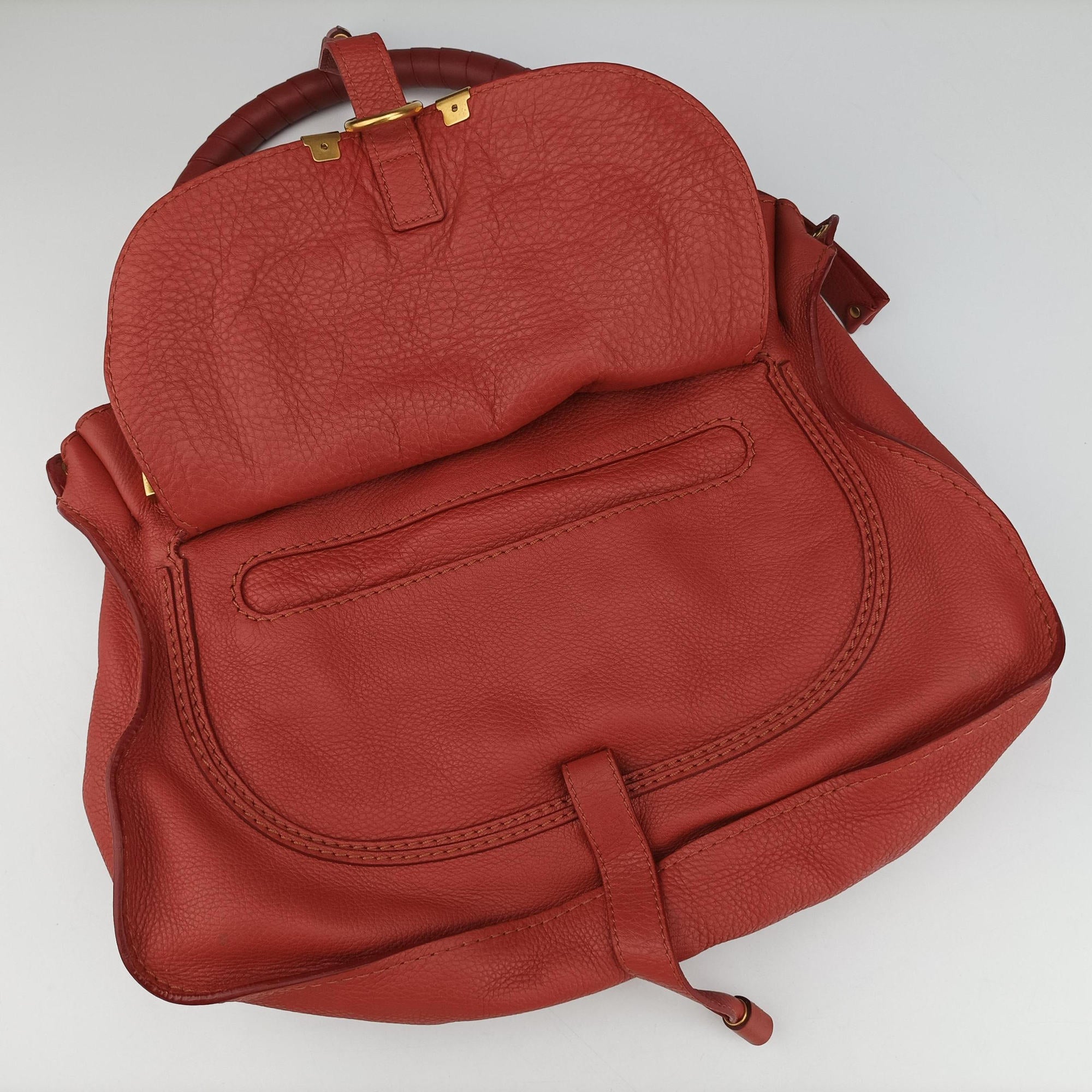Vintage Chloe Mercy Red Leather  shoulderbag | stylenewstar