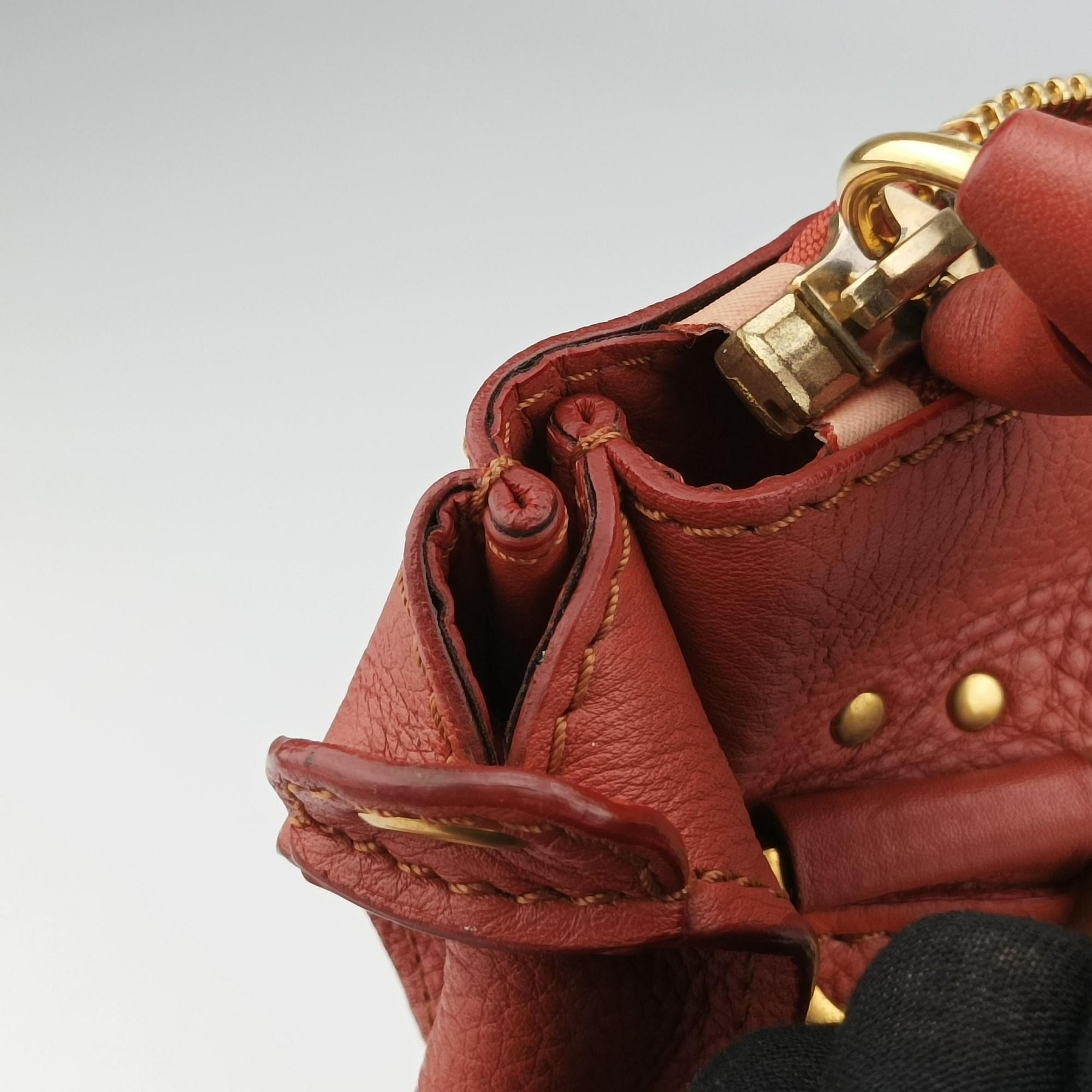 Vintage Chloe Mercy Red Leather  shoulderbag | stylenewstar