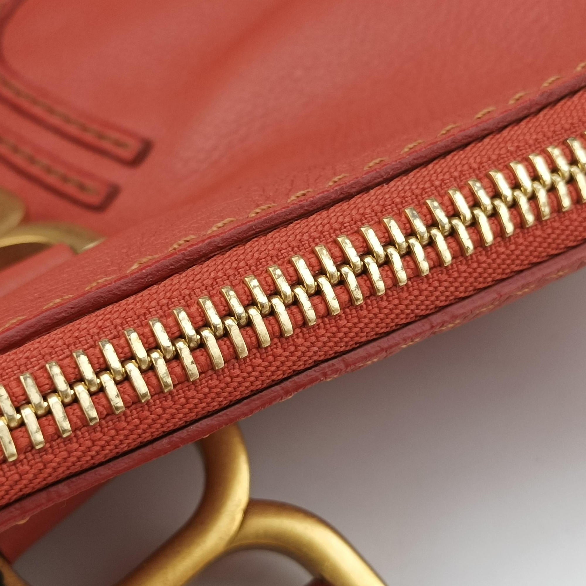 Vintage Chloe Mercy Red Leather  shoulderbag | stylenewstar