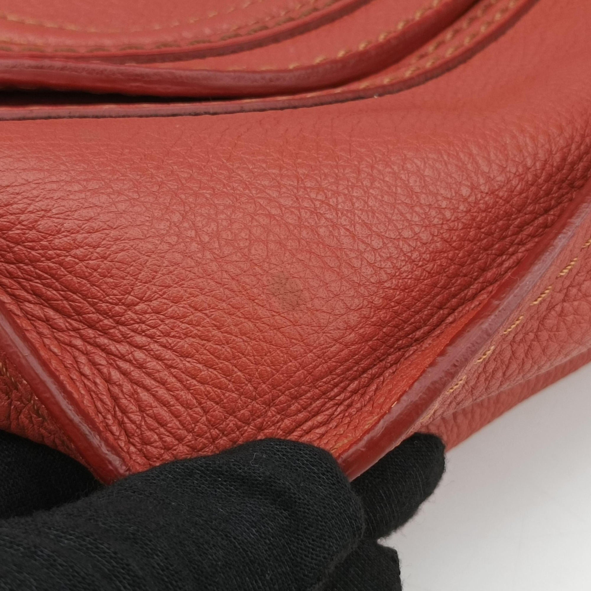 Vintage Chloe Mercy Red Leather  shoulderbag | stylenewstar