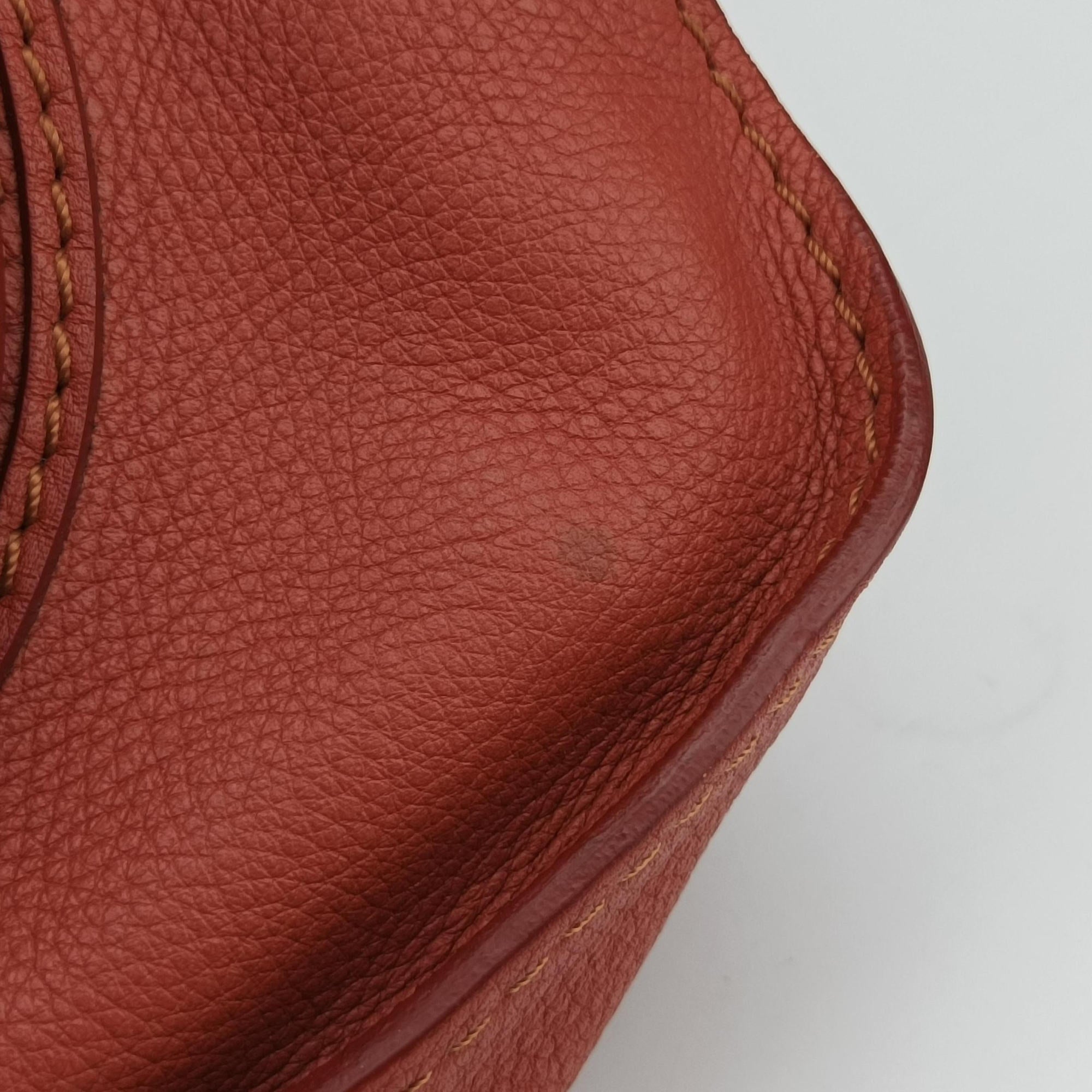 Vintage Chloe Mercy Red Leather  shoulderbag | stylenewstar