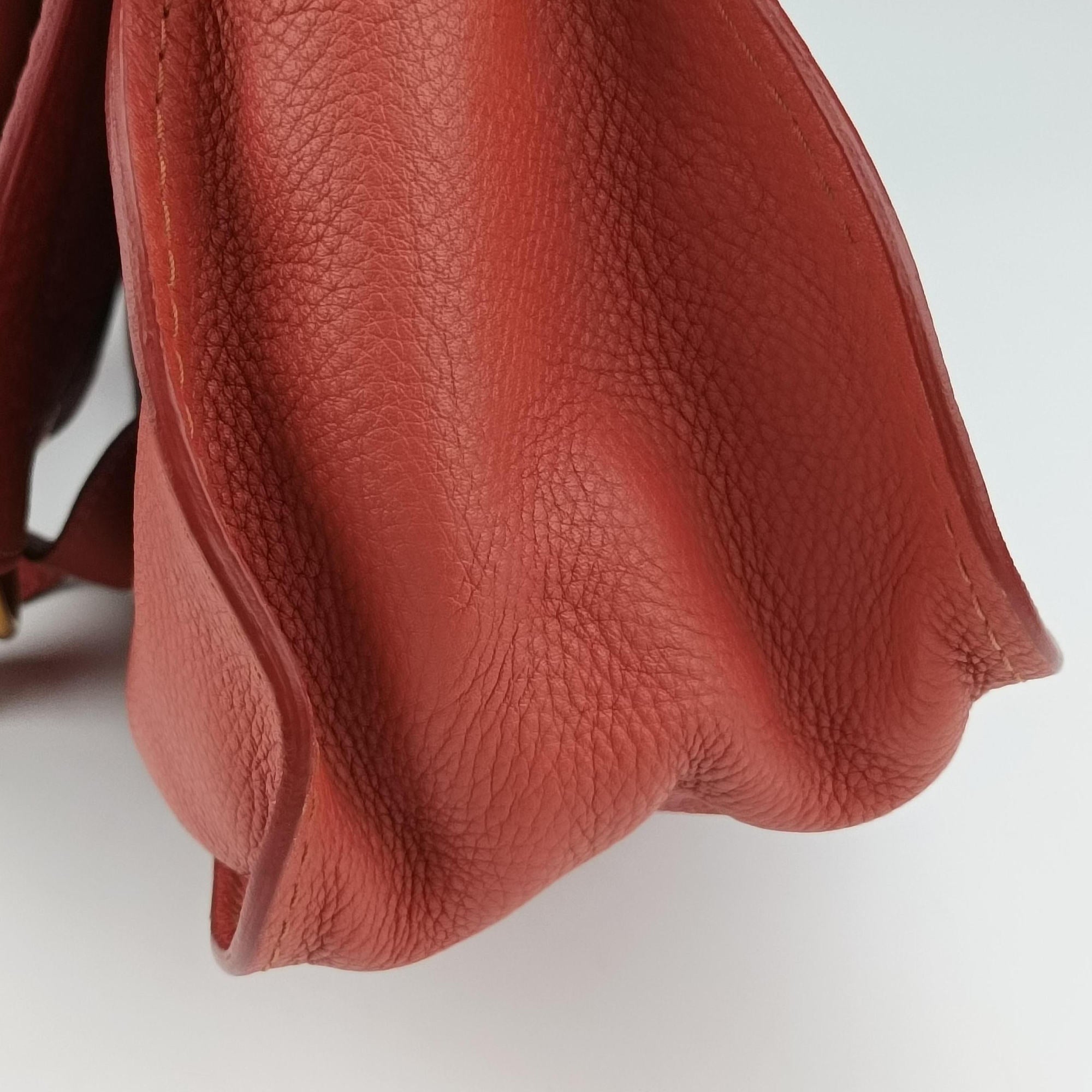 Vintage Chloe Mercy Red Leather  shoulderbag | stylenewstar