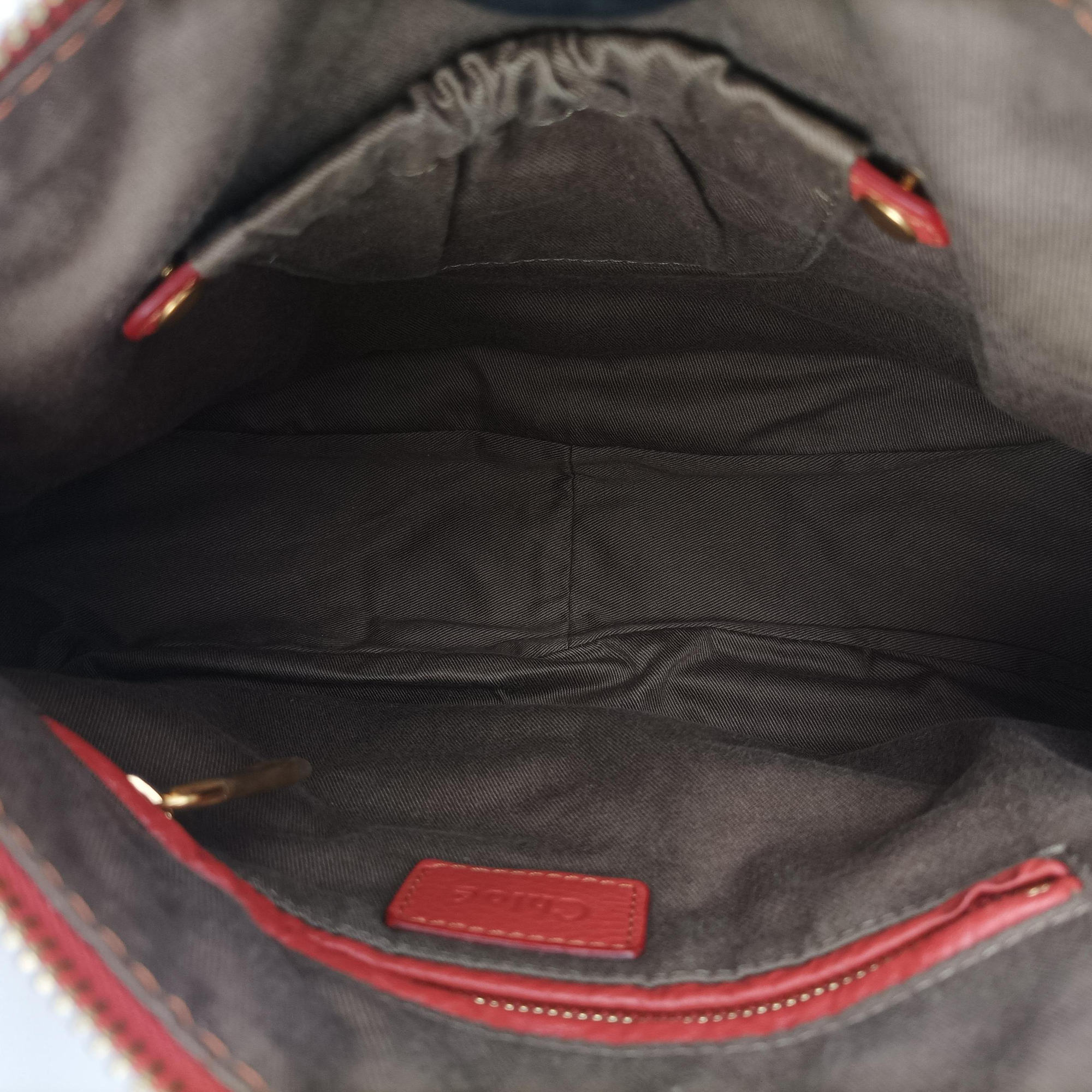 Vintage Chloe Mercy Red Leather  shoulderbag | stylenewstar