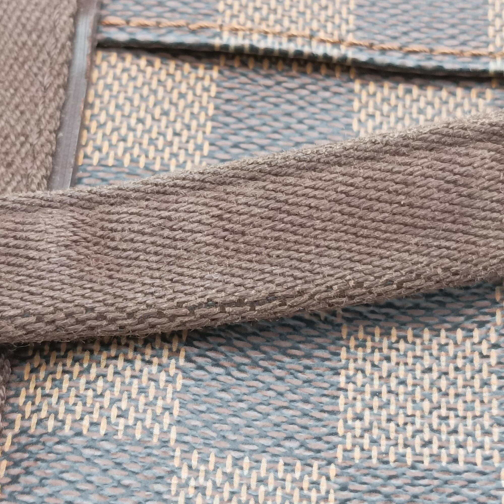Pre-owned Louis Vuitton Cabas Bobur EBENE Damier Canvas N52006 handbag | stylenewstar