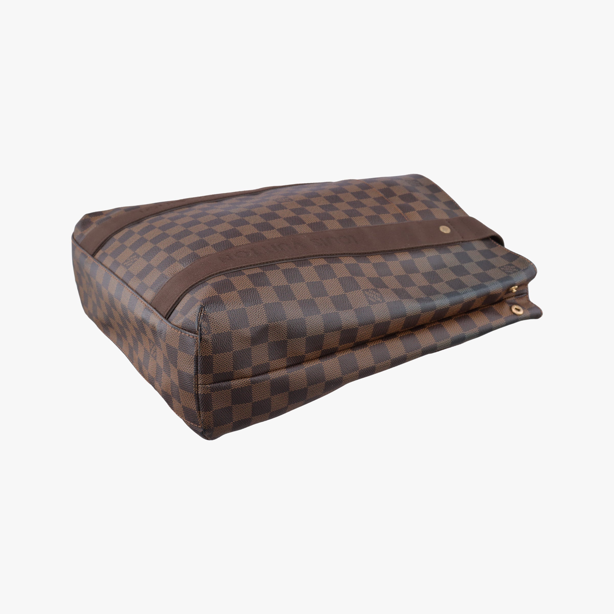 Pre-owned Louis Vuitton Cabas Bobur EBENE Damier Canvas N52006 handbag | stylenewstar