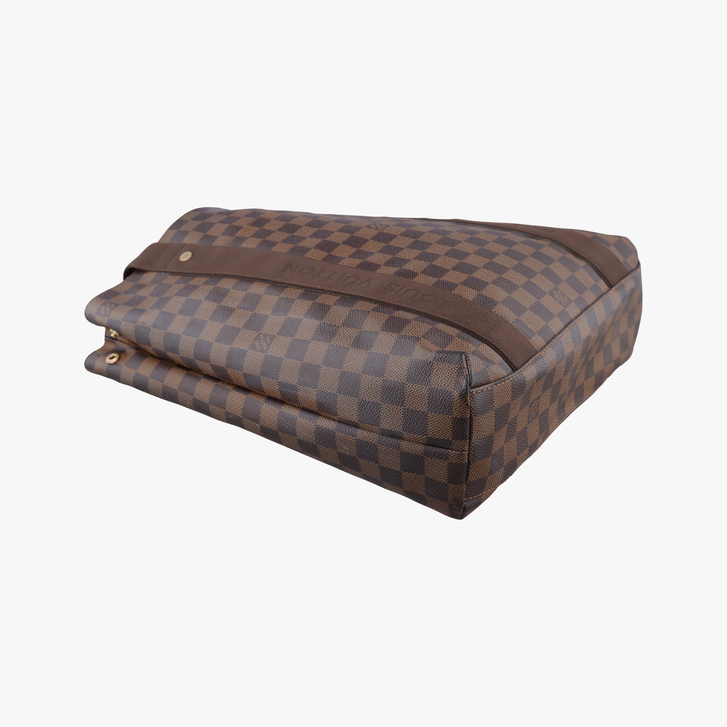 Pre-owned Louis Vuitton Cabas Bobur EBENE Damier Canvas N52006 handbag | stylenewstar