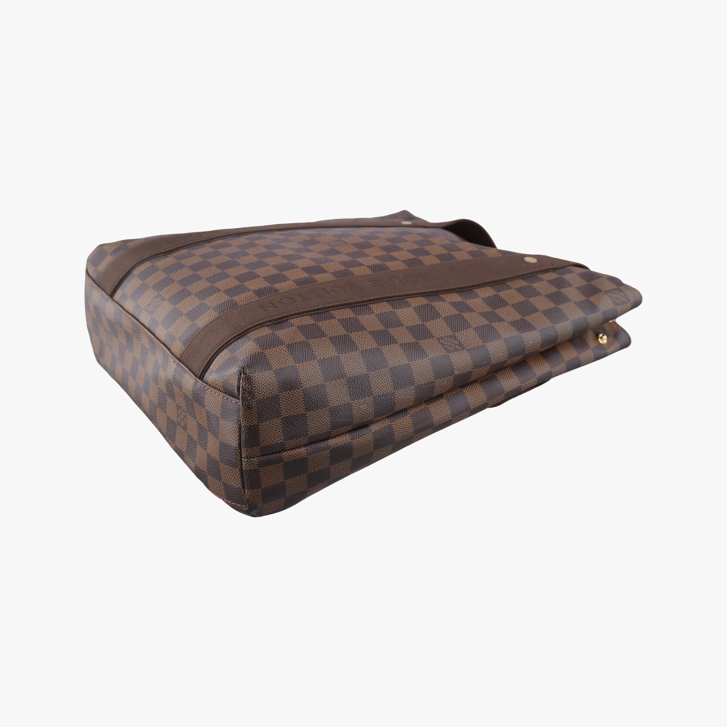 Pre-owned Louis Vuitton Cabas Bobur EBENE Damier Canvas N52006 handbag | stylenewstar