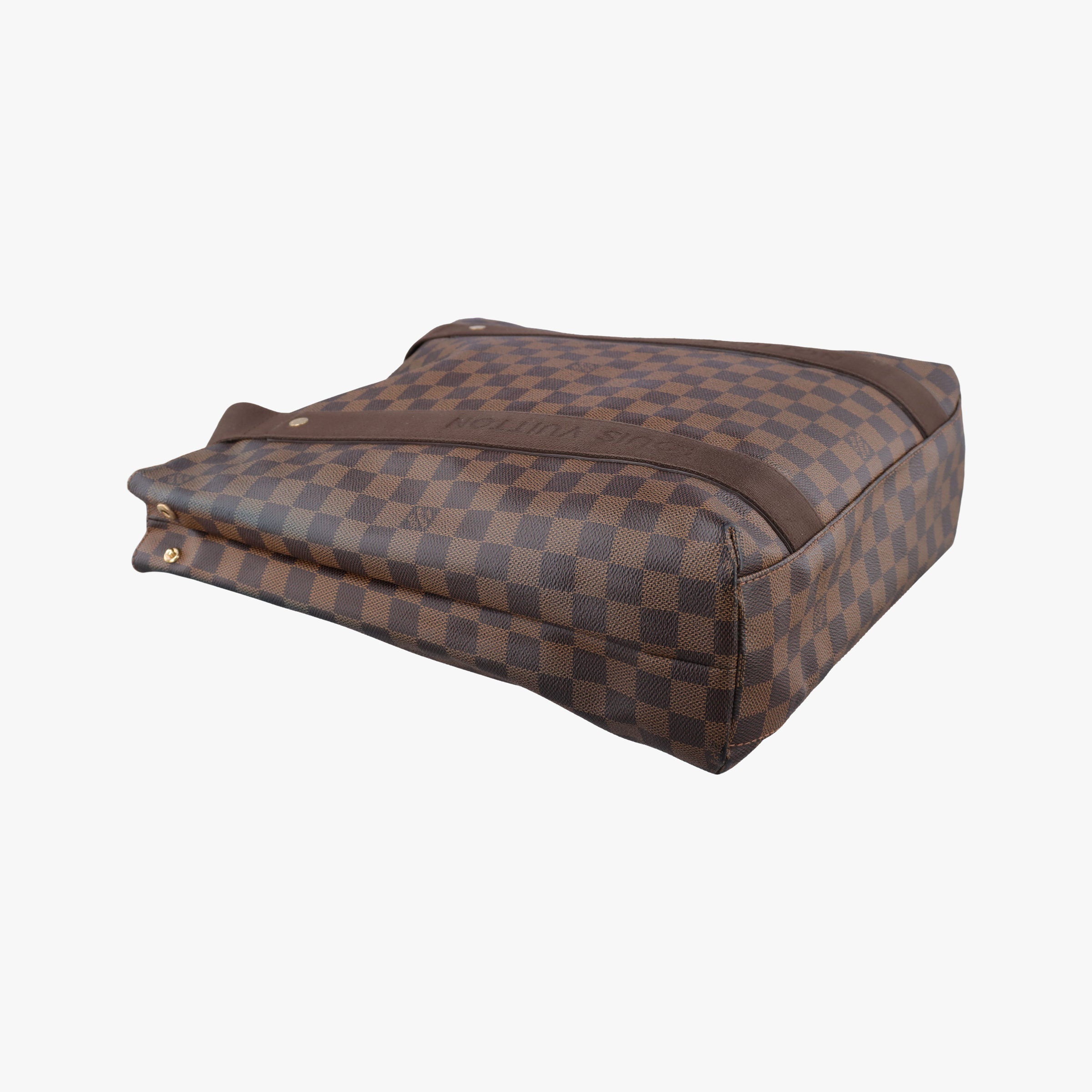 Pre-owned Louis Vuitton Cabas Bobur EBENE Damier Canvas N52006 handbag | stylenewstar