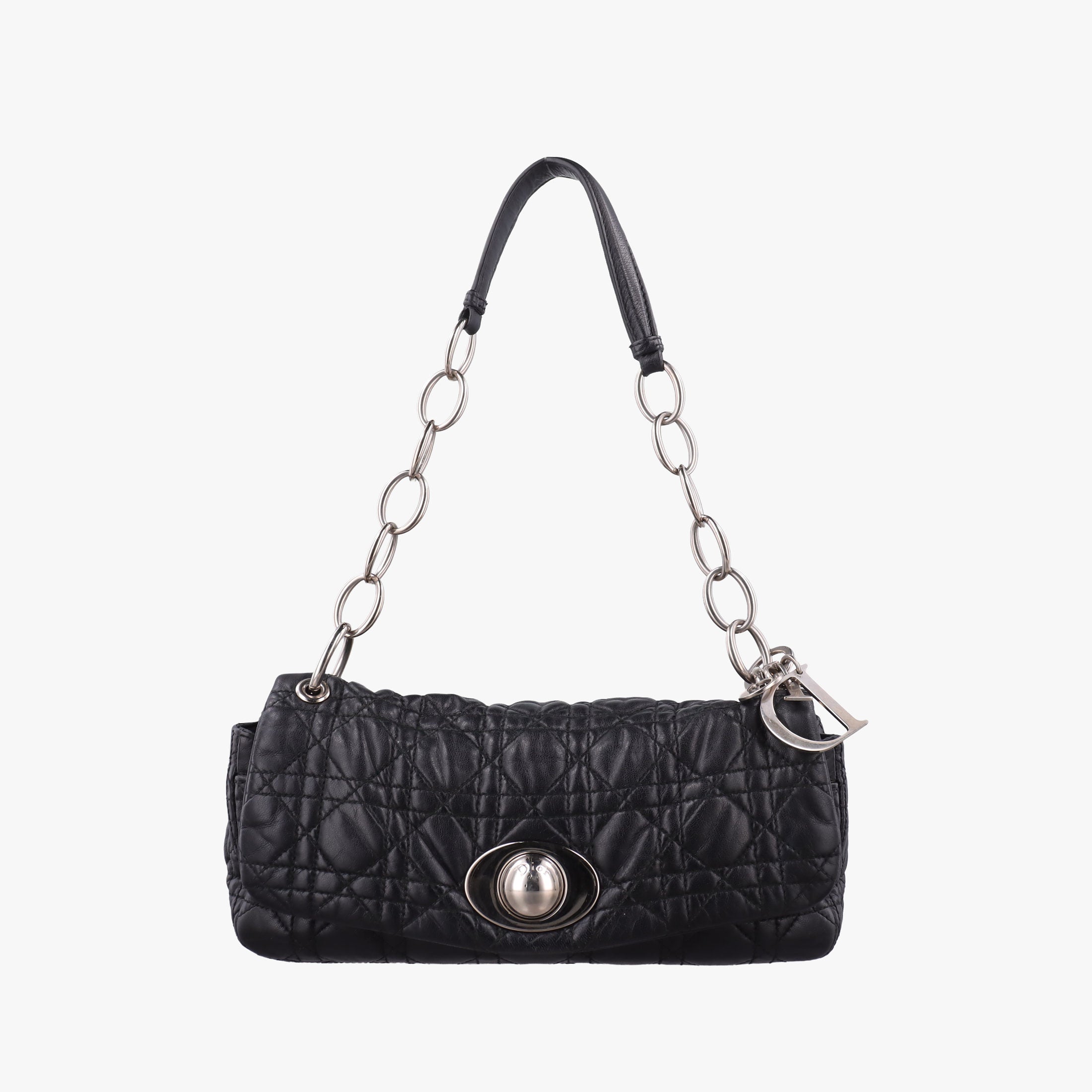 Secondhand Christian Dior Rendezvous Black Lambskin  shoulderbag | stylenewstar