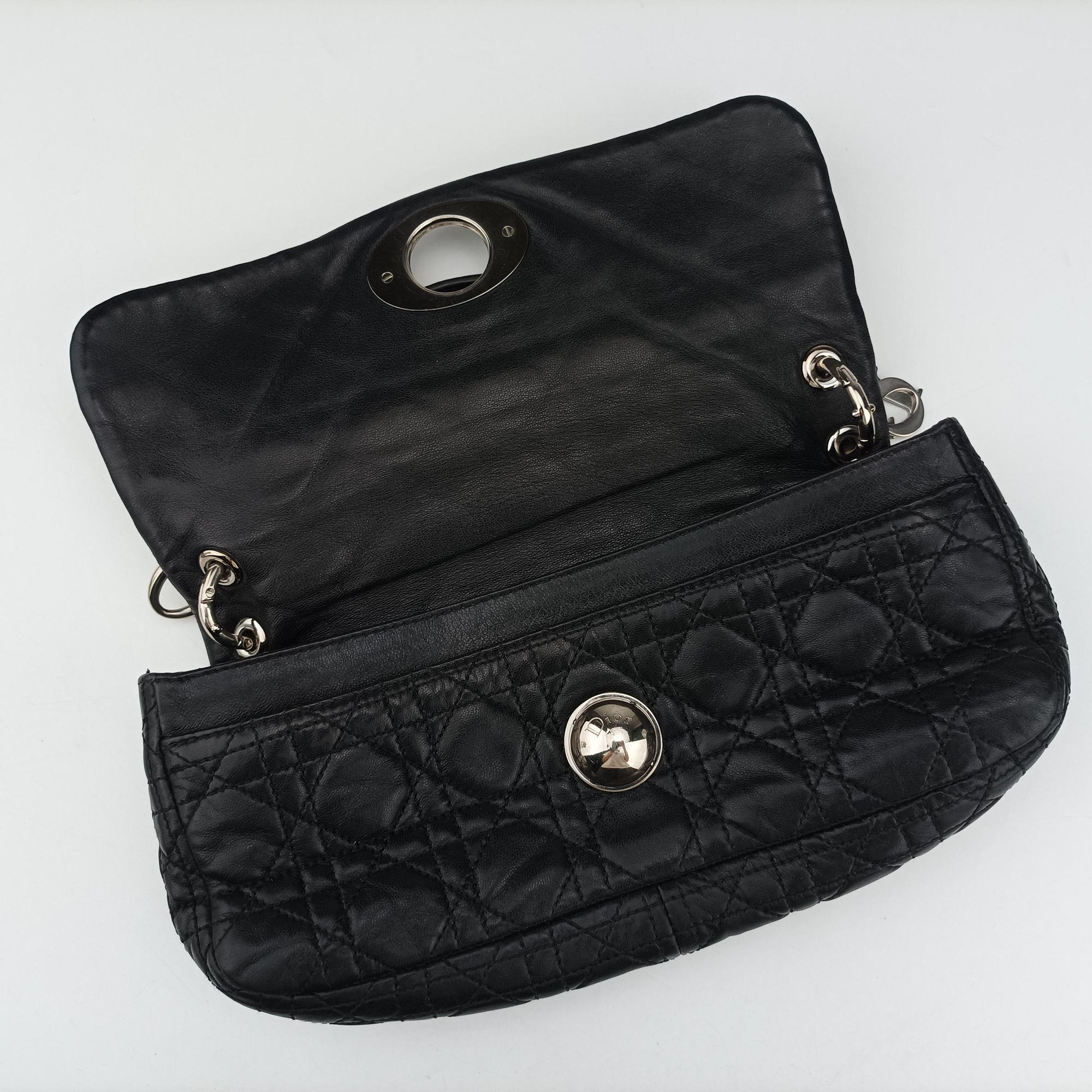 Secondhand Christian Dior Rendezvous Black Lambskin  shoulderbag | stylenewstar
