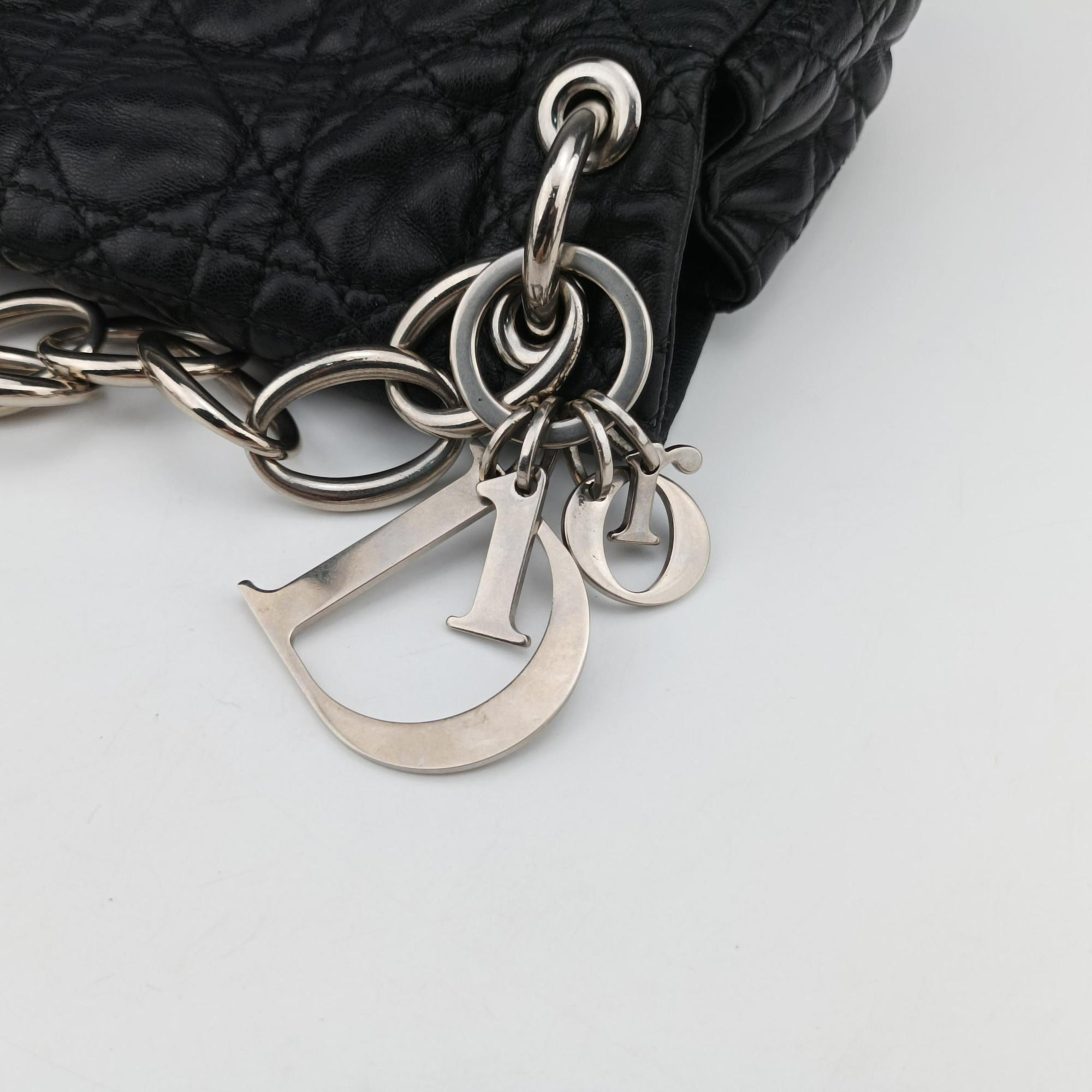 Secondhand Christian Dior Rendezvous Black Lambskin  shoulderbag | stylenewstar