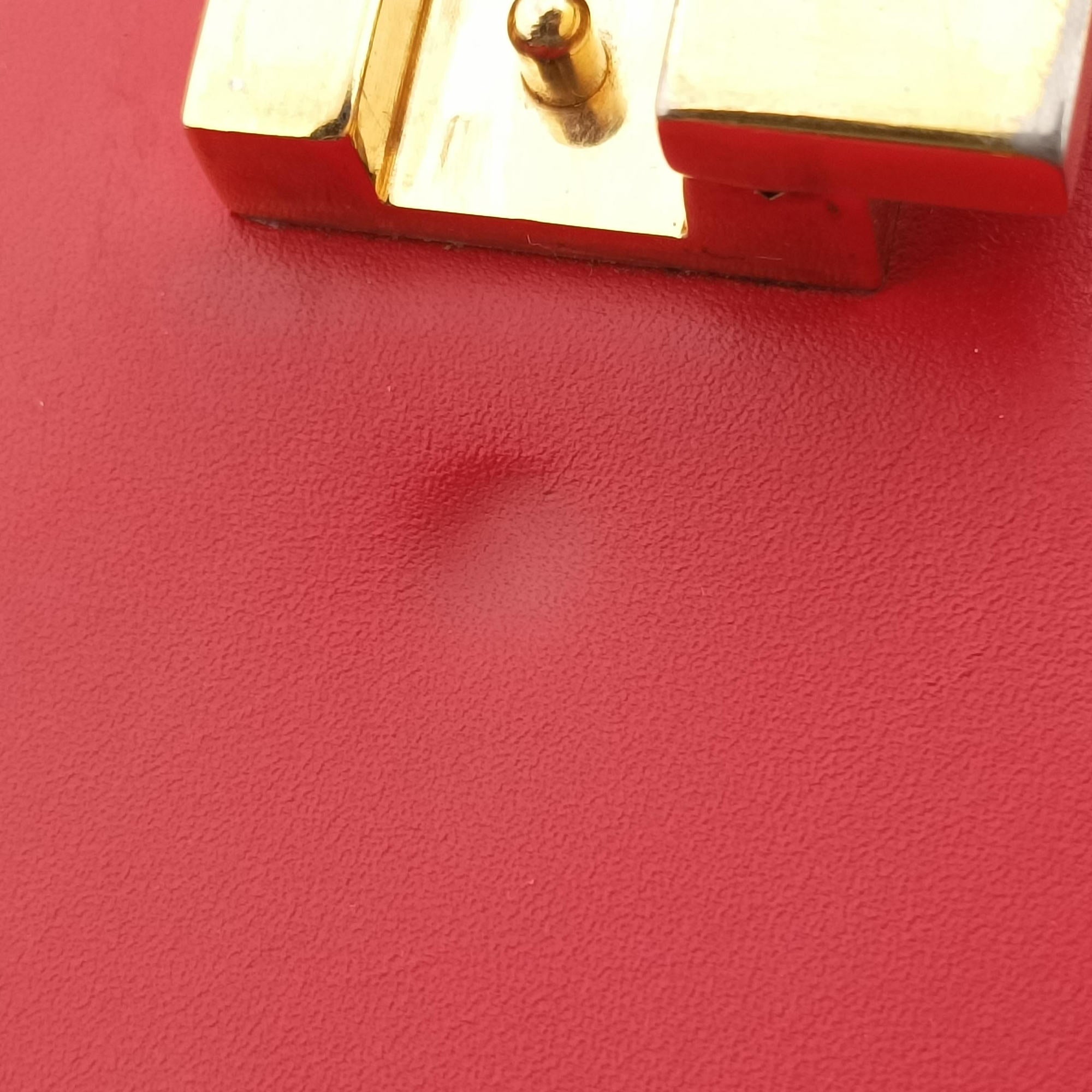 Pre-owned Gucci Sylvie Red×navy Leather 470270 shoulderbag | stylenewstar