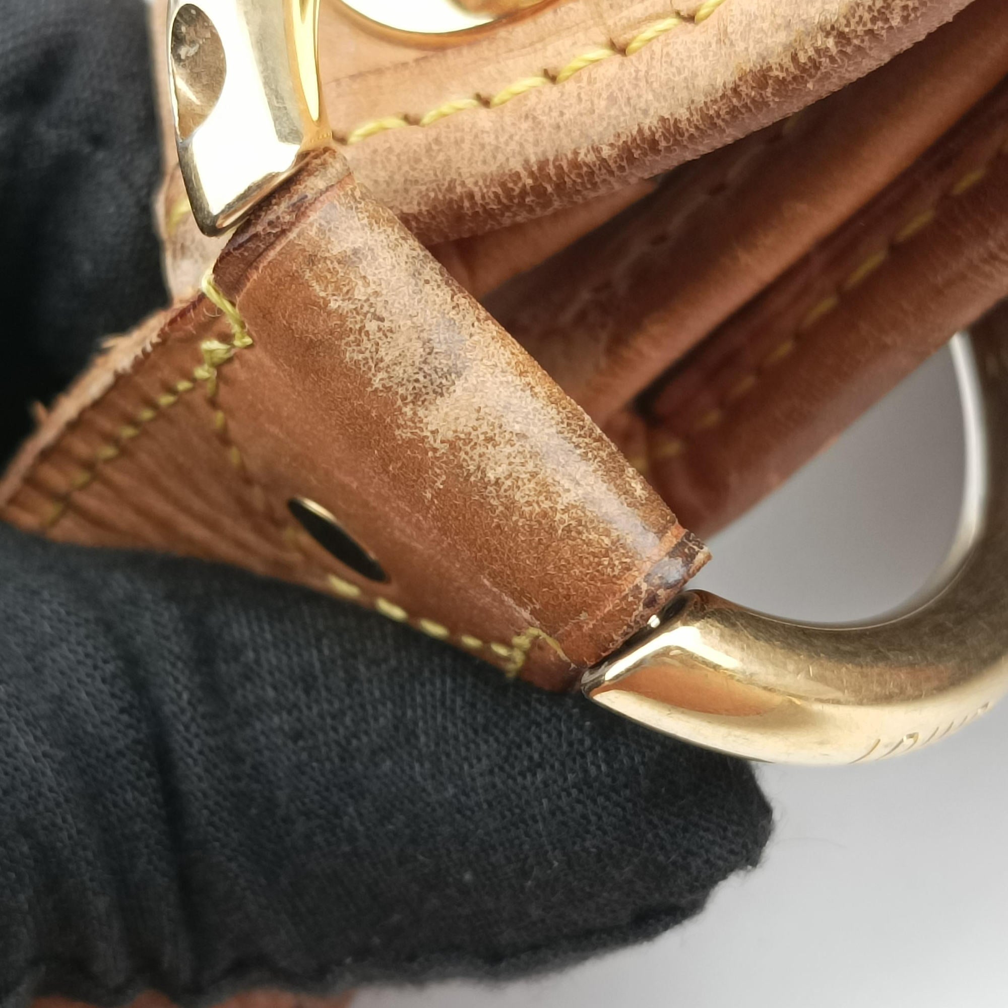 Pre-owned Louis Vuitton GALLIERA PM Brown Monogram Canvas M56382 shoulderbag | stylenewstar