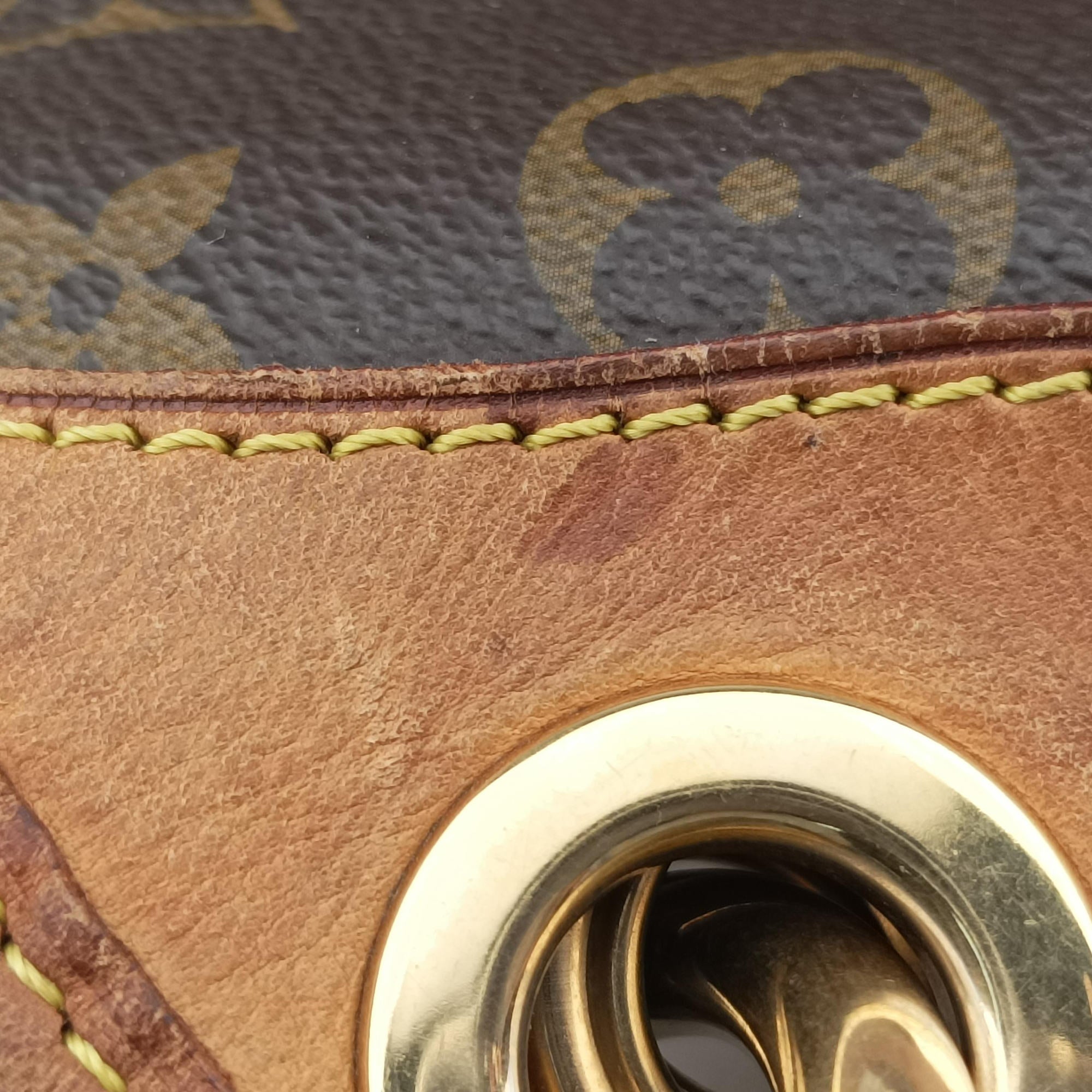 Pre-owned Louis Vuitton GALLIERA PM Brown Monogram Canvas M56382 shoulderbag | stylenewstar