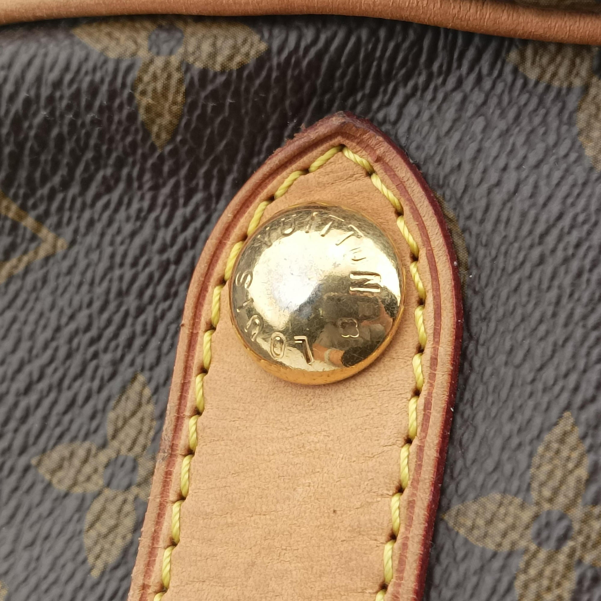 Pre-owned Louis Vuitton GALLIERA PM Brown Monogram Canvas M56382 shoulderbag | stylenewstar