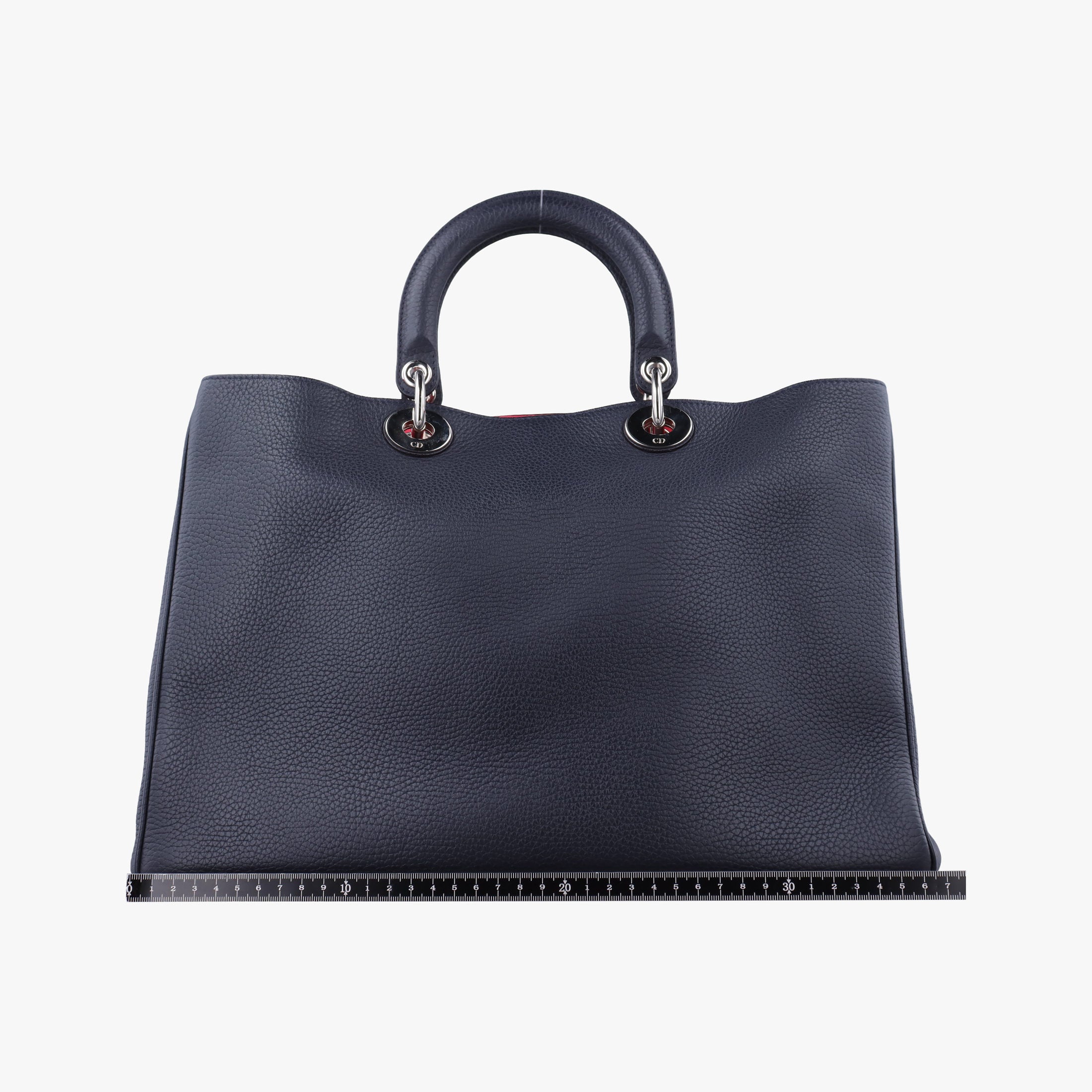 Pre-owned Christian Dior Diorissimo Black Leather  shoulderbag | stylenewstar