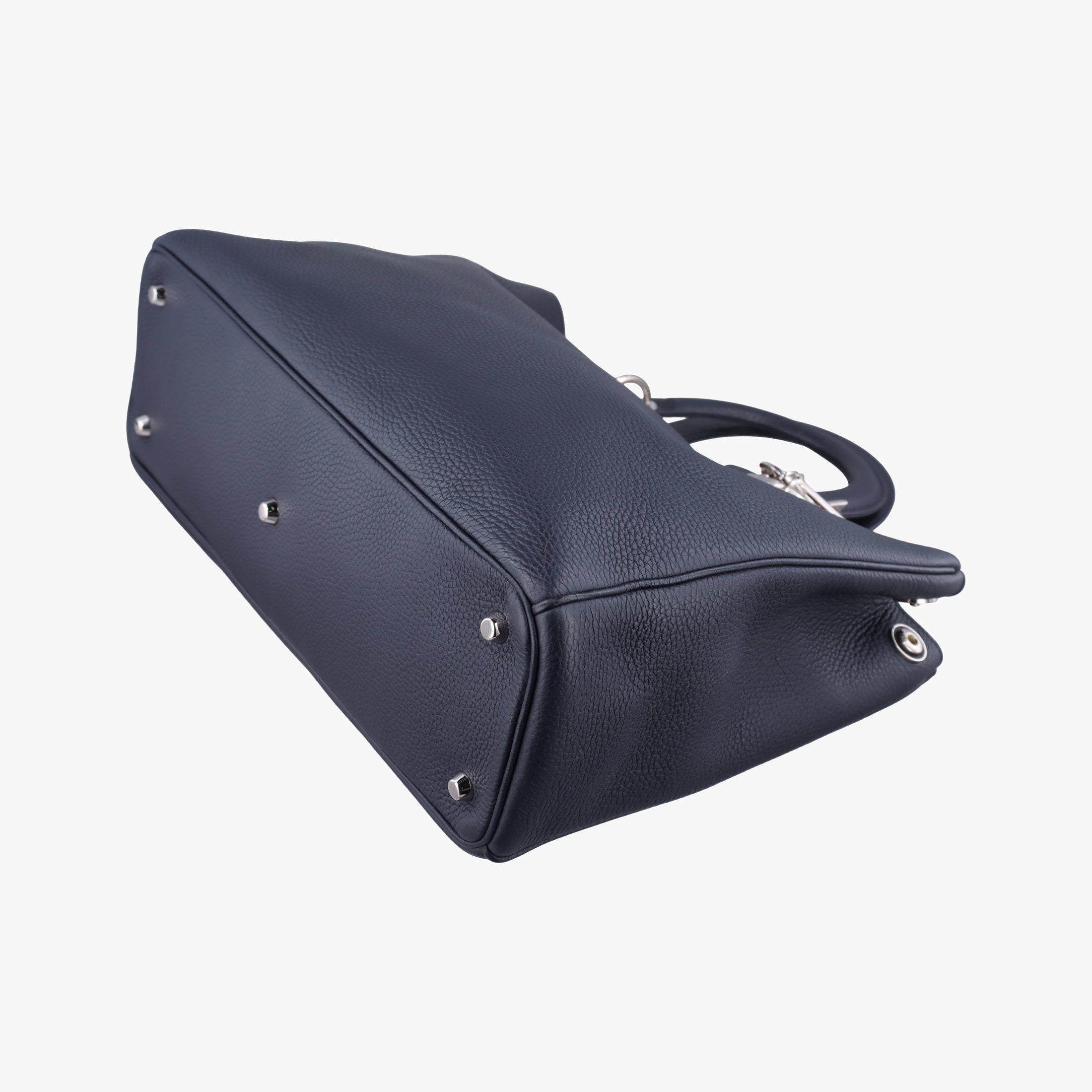 Pre-owned Christian Dior Diorissimo Black Leather  shoulderbag | stylenewstar