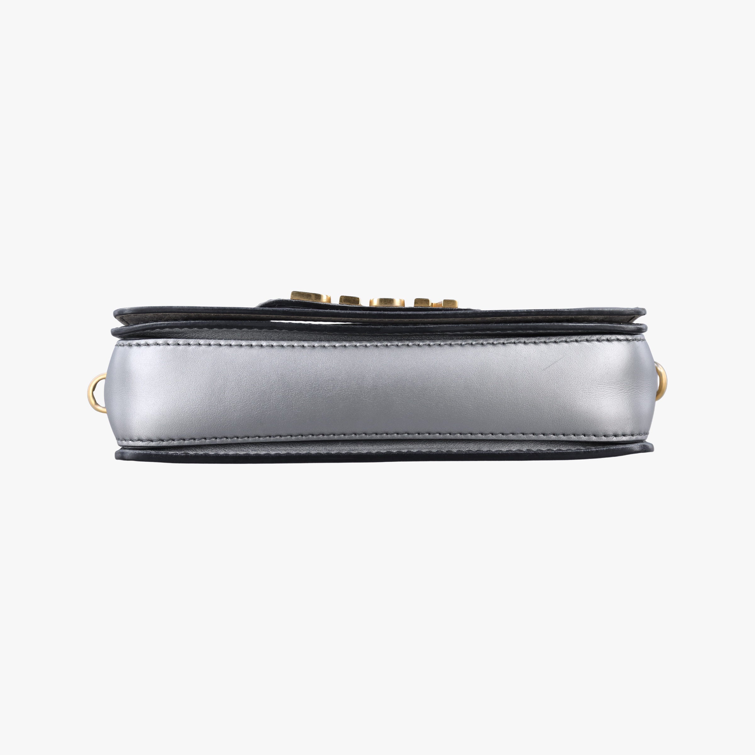 Pre-owned Christian Dior Diorevolution Silver Leather  shoulderbag | stylenewstar