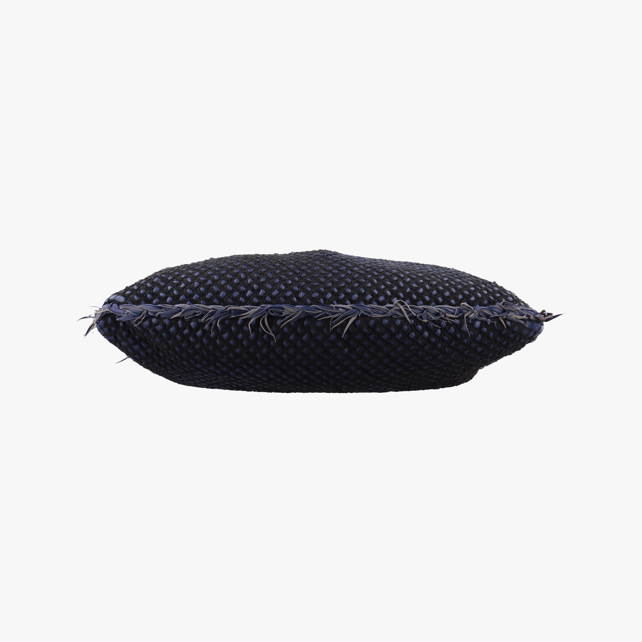 Pre-owned Bottega Veneta Intrecciato Navy lambskin  shoulderbag | stylenewstar