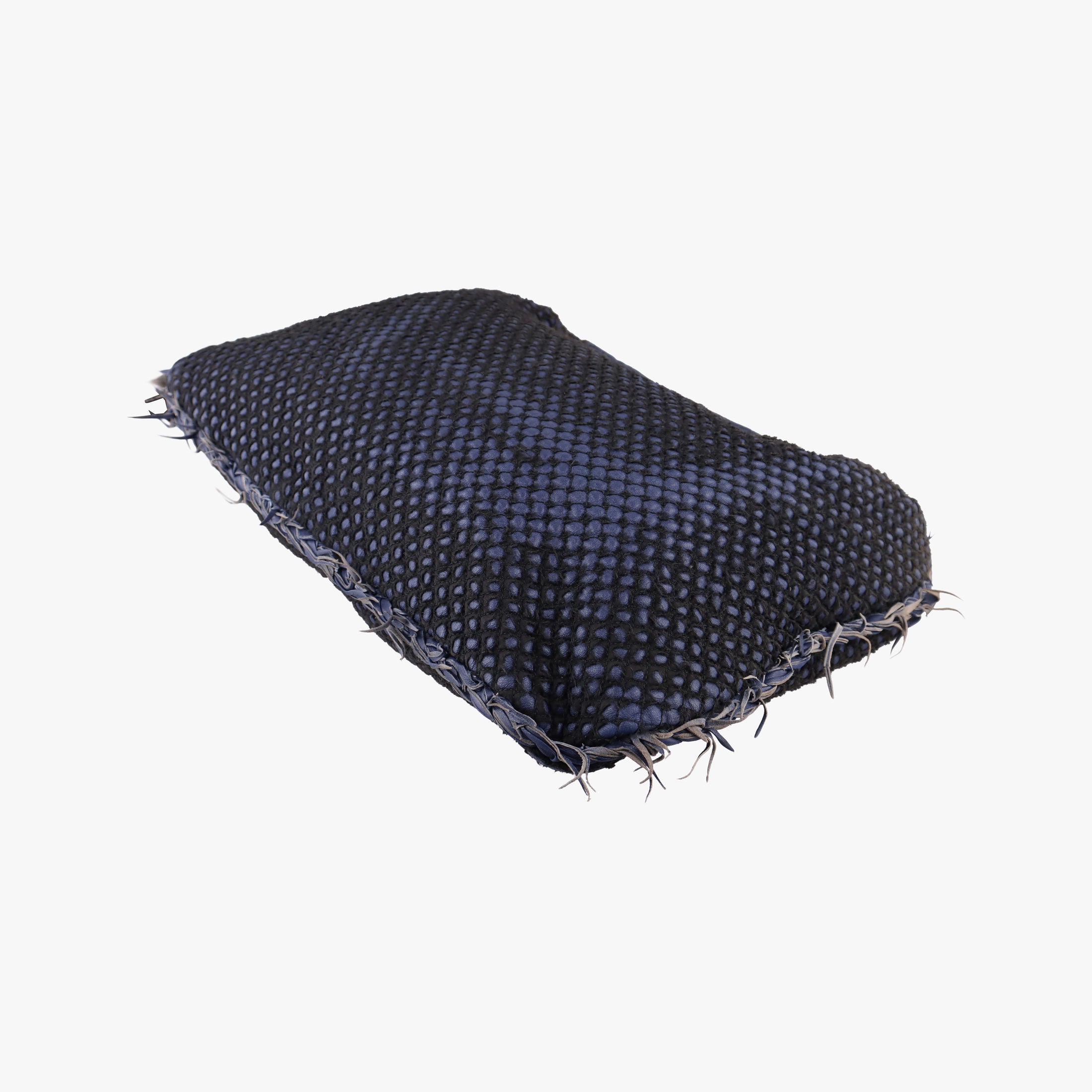 Pre-owned Bottega Veneta Intrecciato Navy lambskin  shoulderbag | stylenewstar