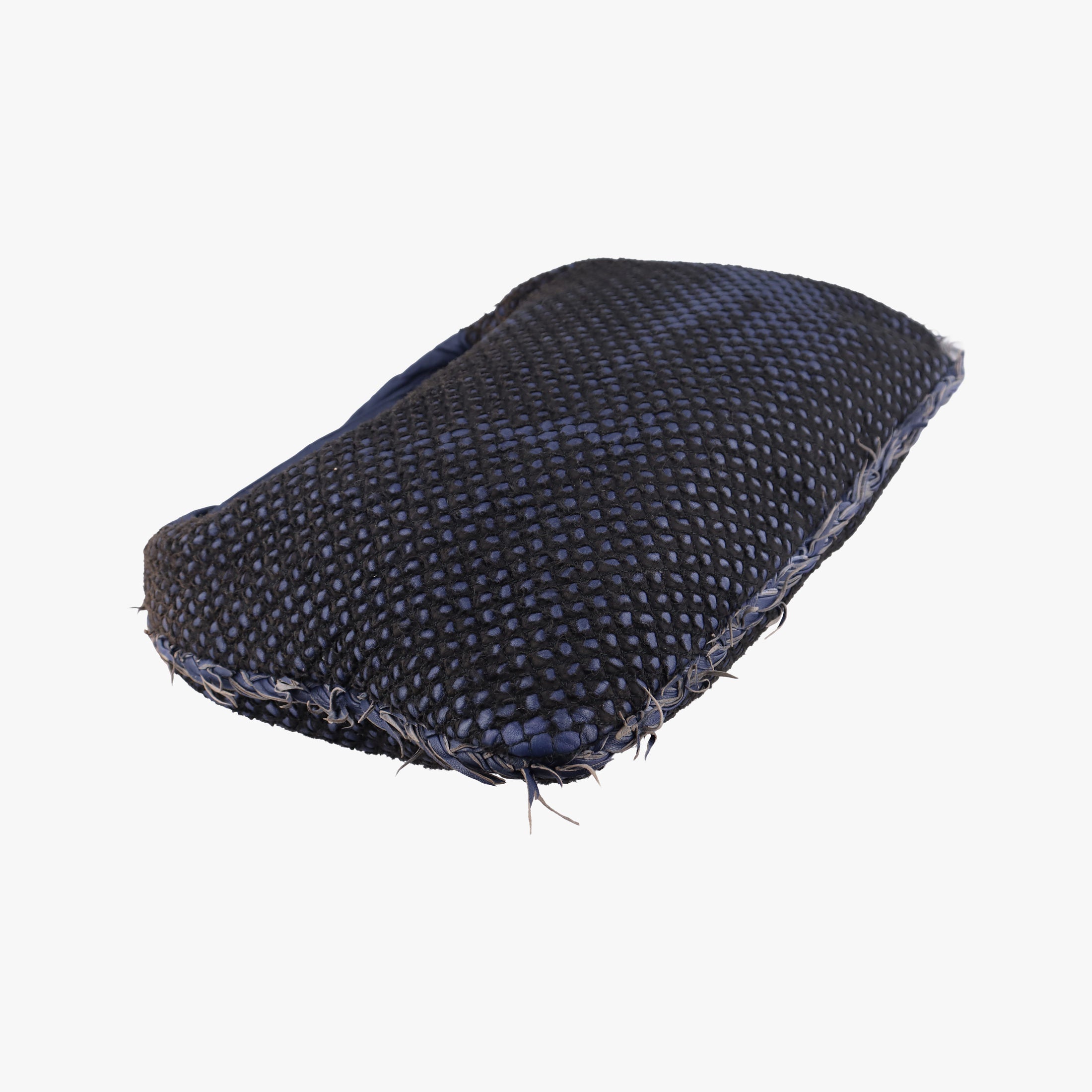 Pre-owned Bottega Veneta Intrecciato Navy lambskin  shoulderbag | stylenewstar