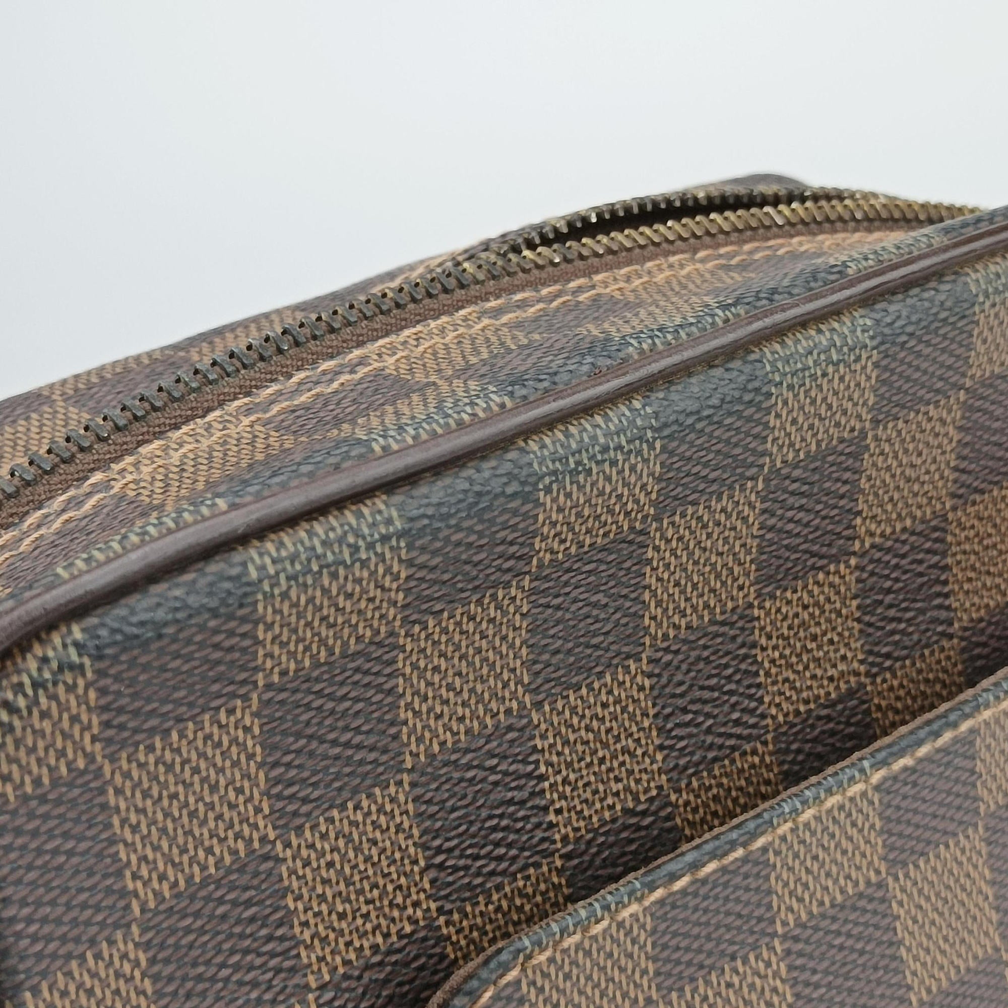 Pre-owned Louis Vuitton Olav PM EBENE Damier Canvas N41442 shoulderbag | stylenewstar