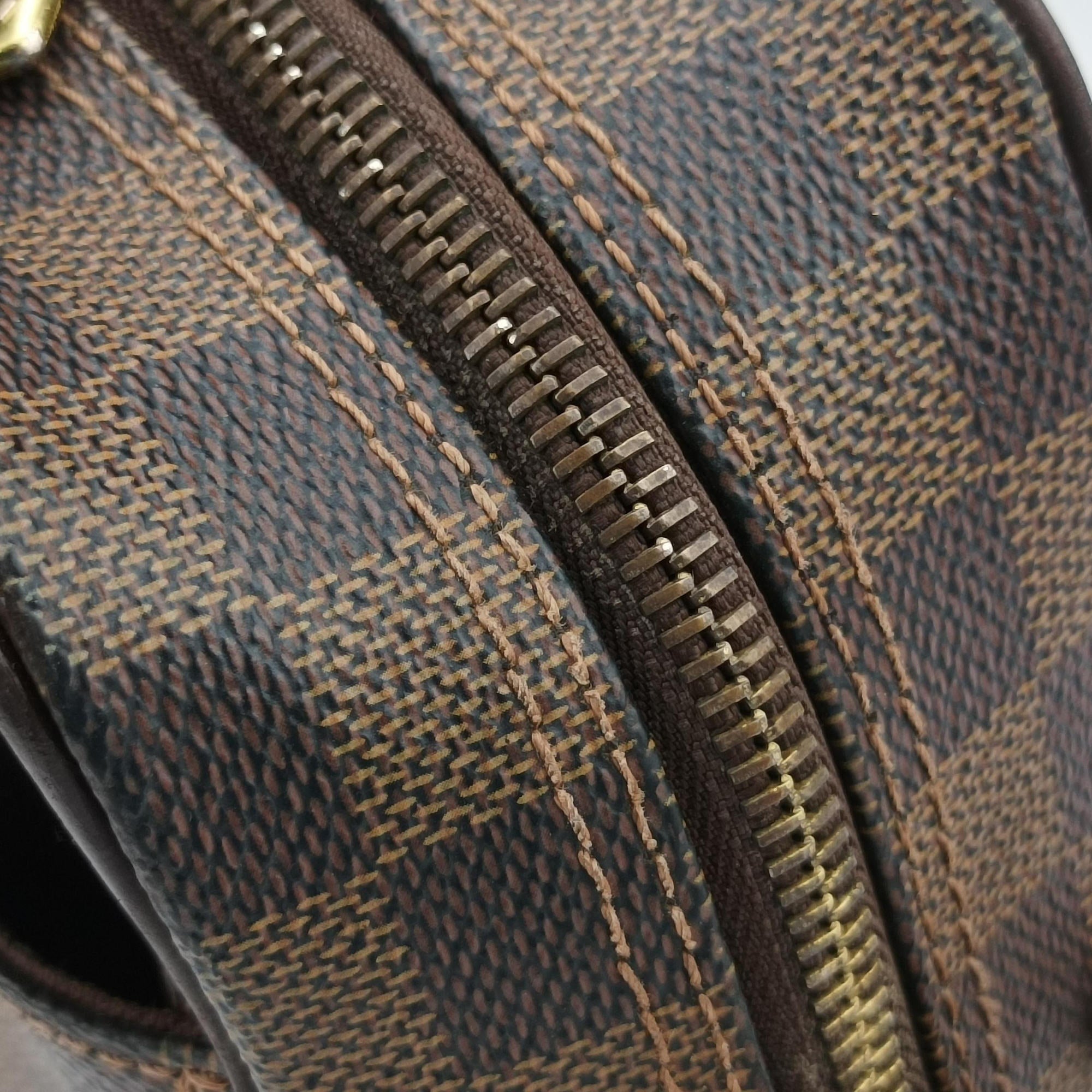 Pre-owned Louis Vuitton Olav PM EBENE Damier Canvas N41442 shoulderbag | stylenewstar