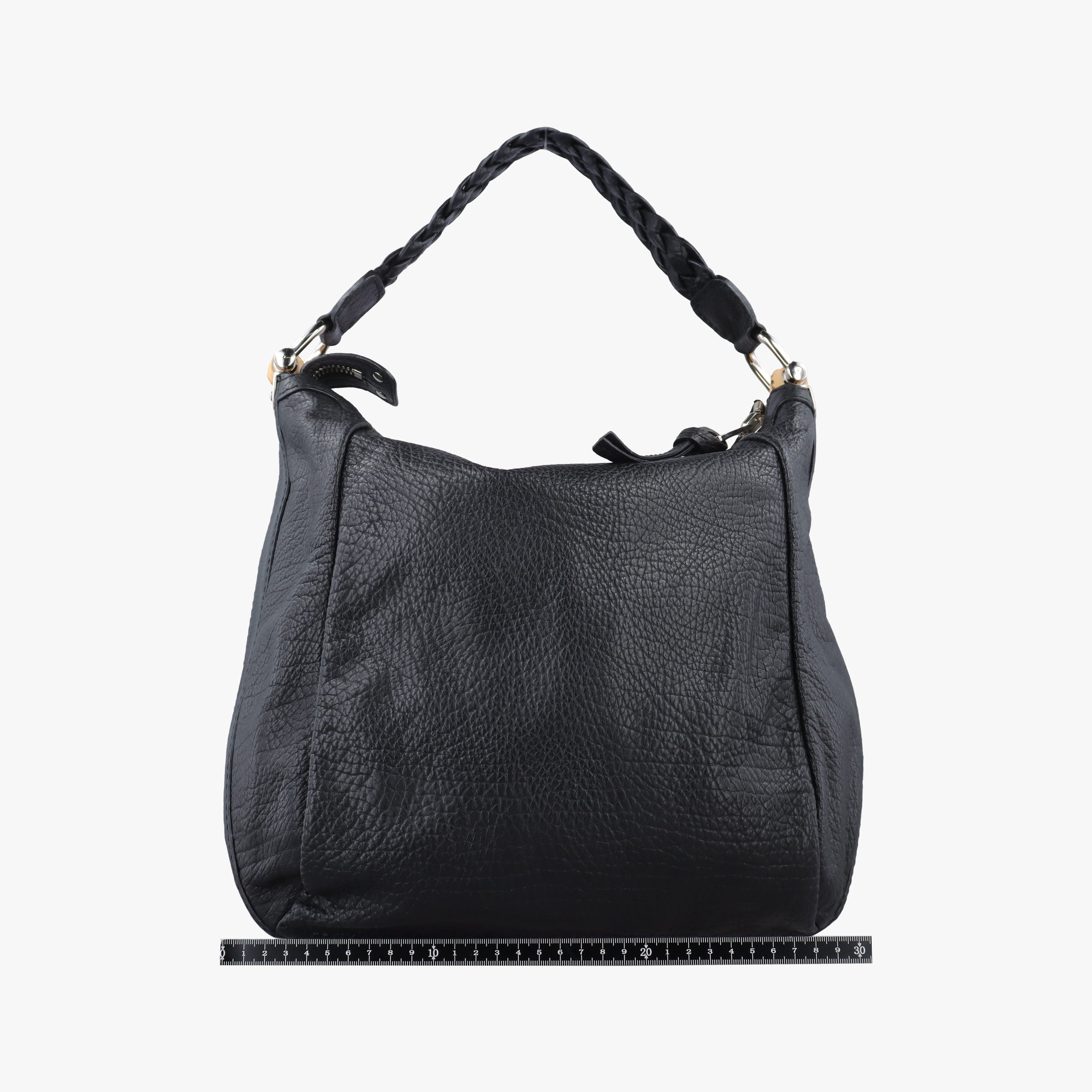Pre-owned Gucci Bamboo Bar Hobo Black Leather 257090 handbag | stylenewstar