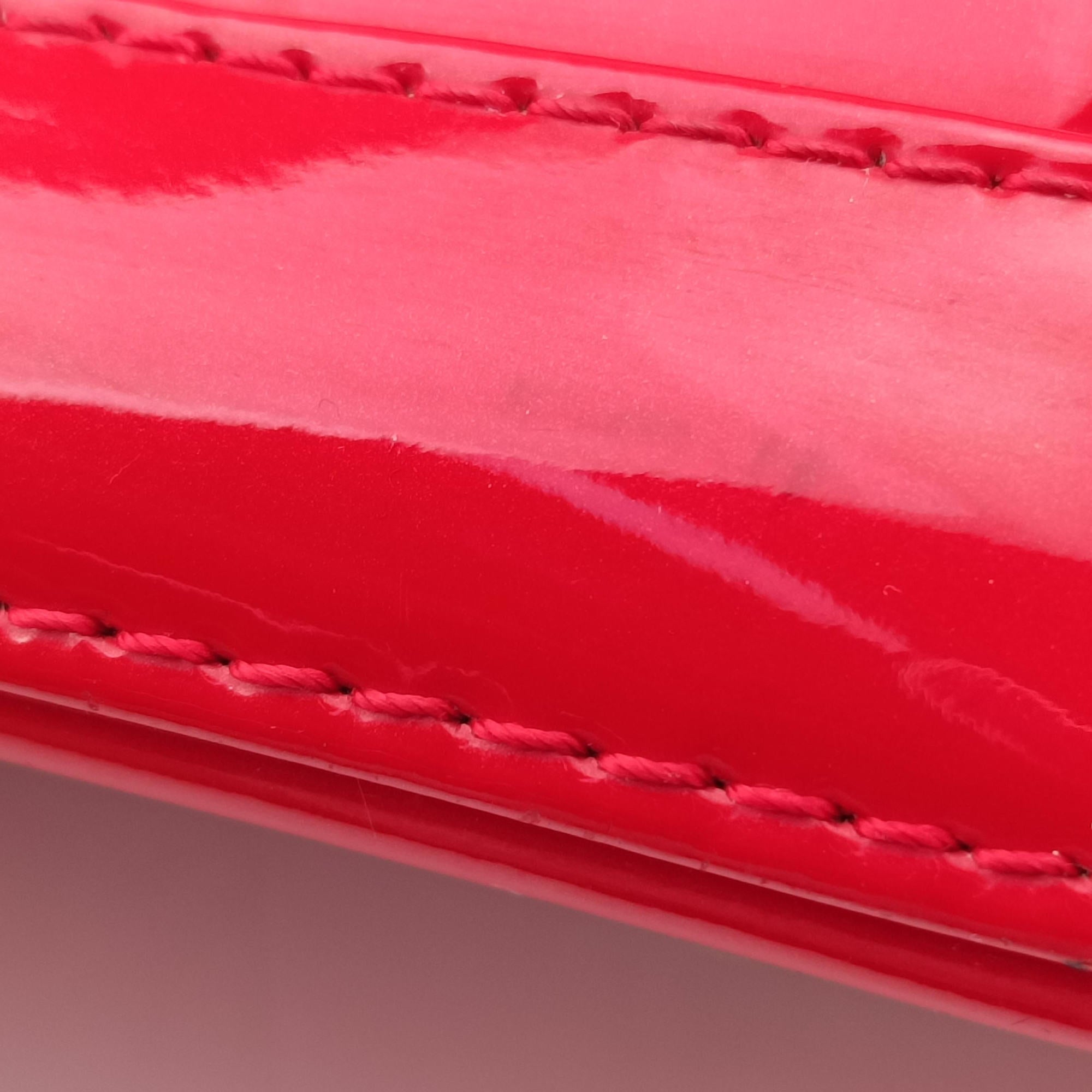 Pre-owned Louis Vuitton Alma BB CERISE Vernis M90174 shoulderbag | stylenewstar