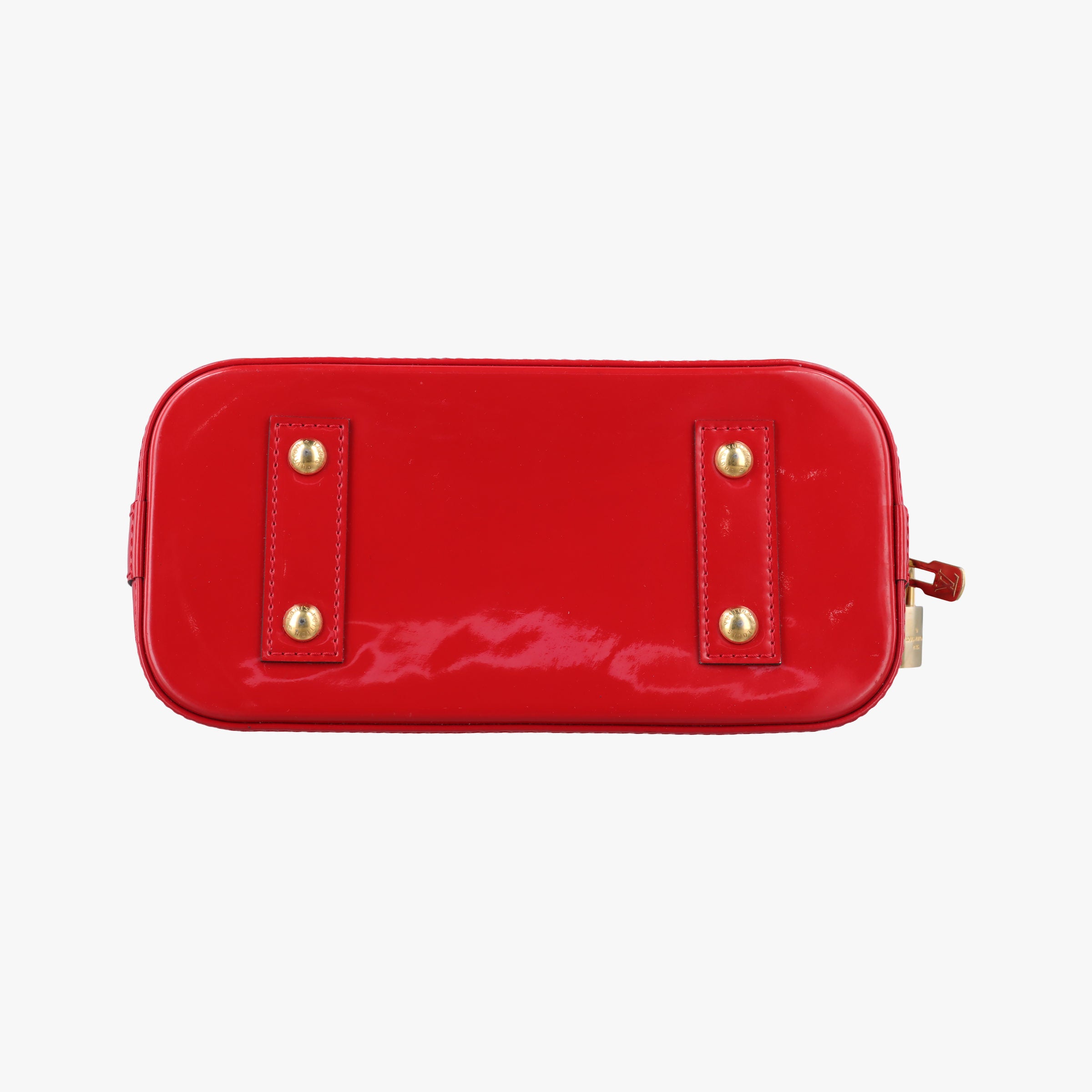 Pre-owned Louis Vuitton Alma BB CERISE Vernis M90174 shoulderbag | stylenewstar