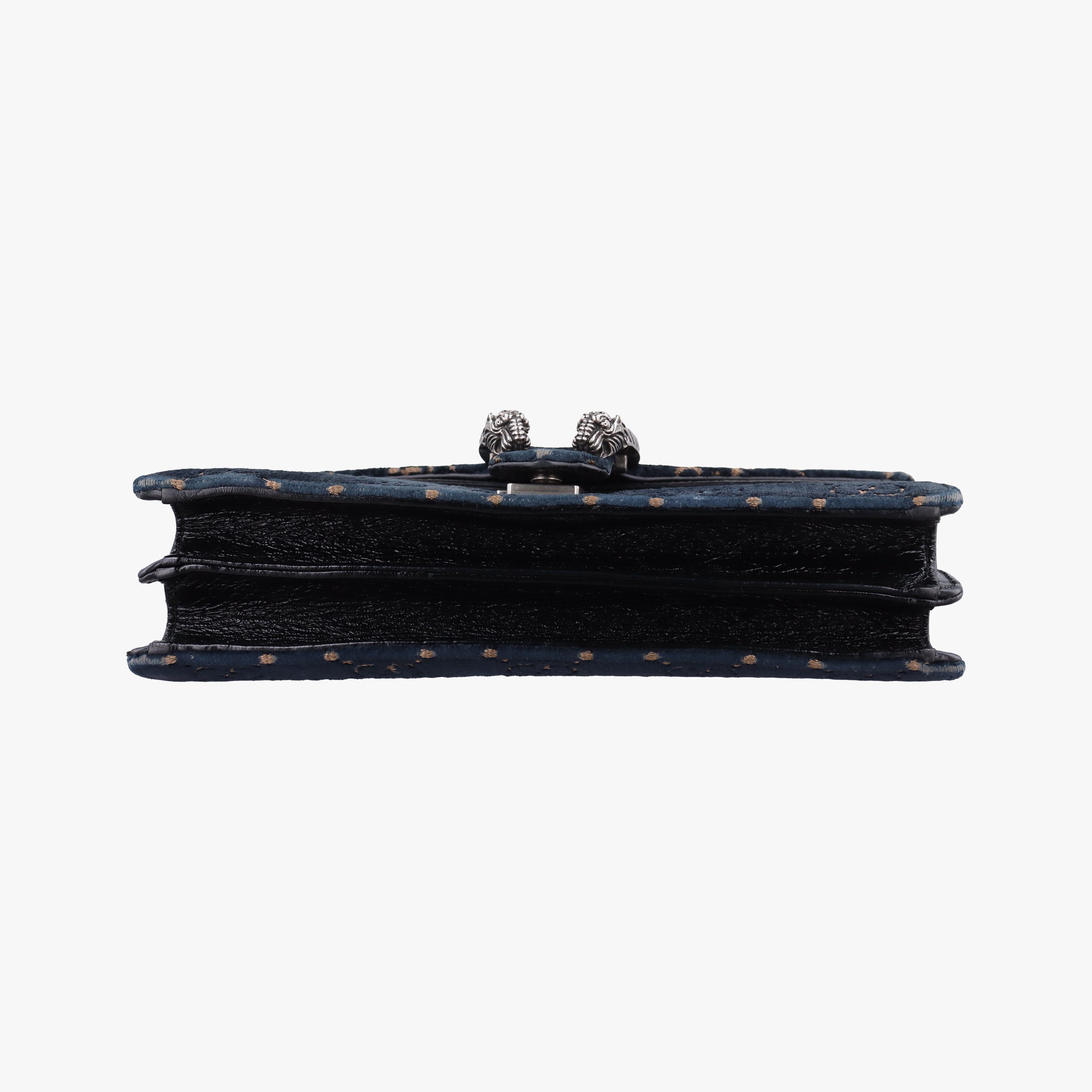 Pre-owned Gucci Dionysus Navy velour 400249 shoulderbag | stylenewstar