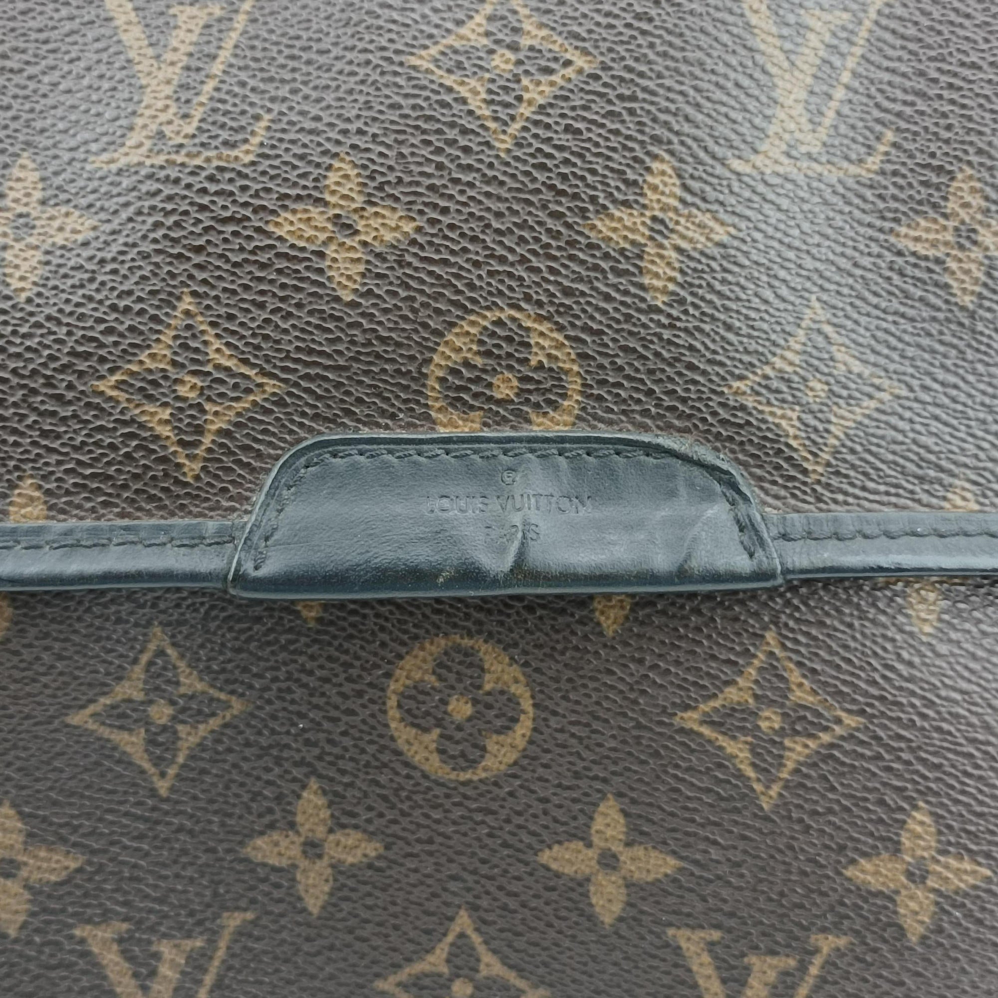 Pre-owned Louis Vuitton BASS MM brown Monogram Macassar M56715 shoulderbag | stylenewstar
