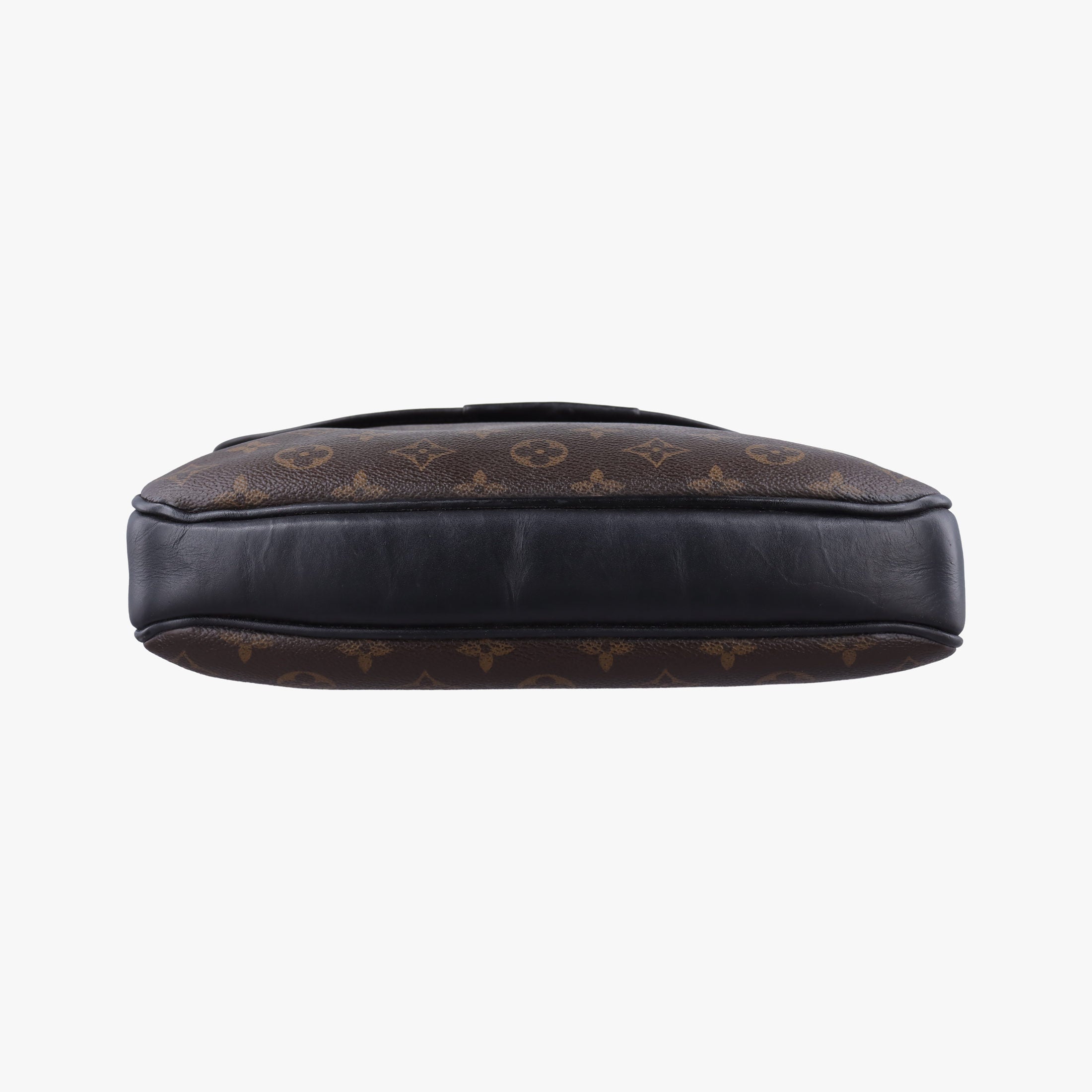 Pre-owned Louis Vuitton BASS MM brown Monogram Macassar M56715 shoulderbag | stylenewstar