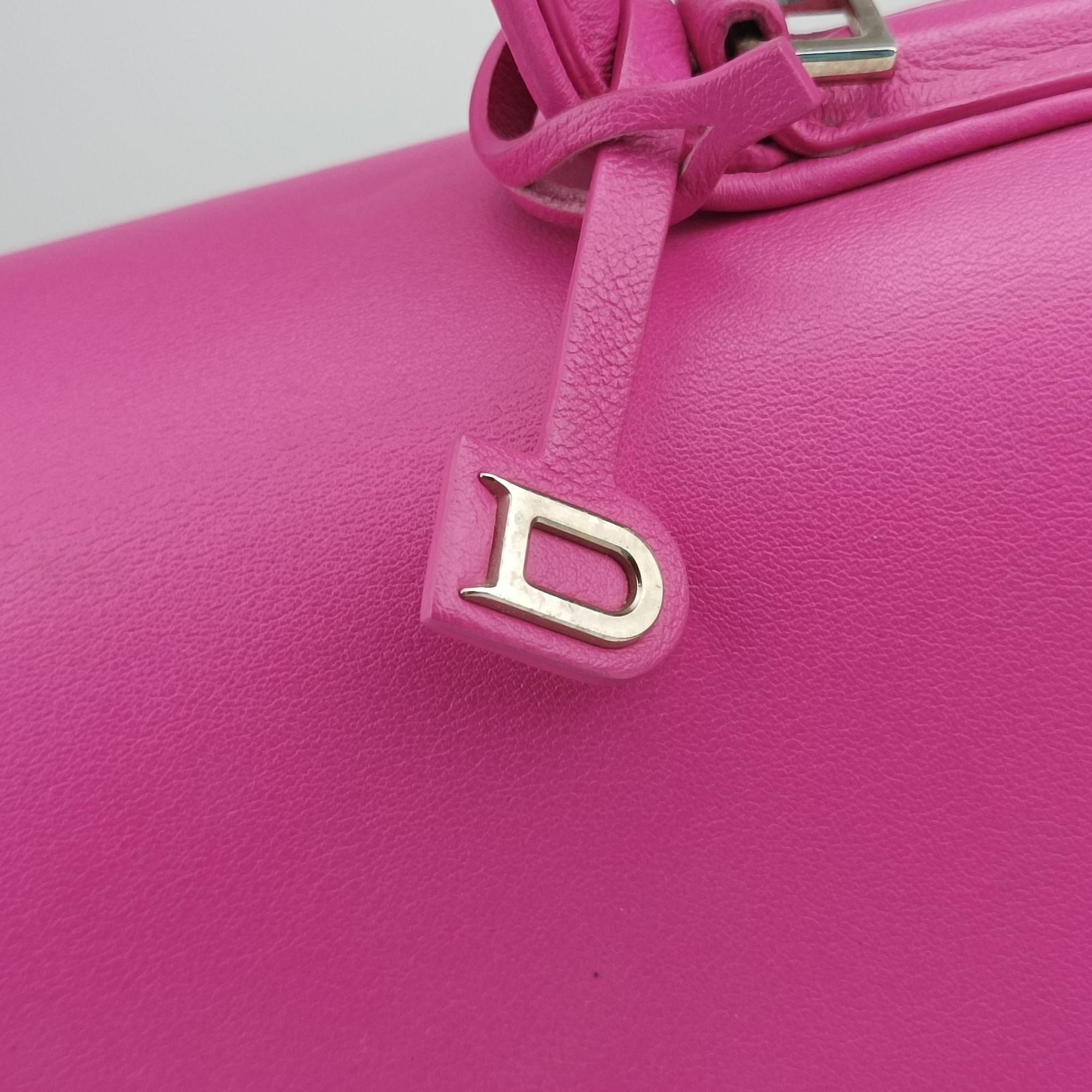 Pre-owned Delvaux Tempete Pink leather  shoulderbag | stylenewstar