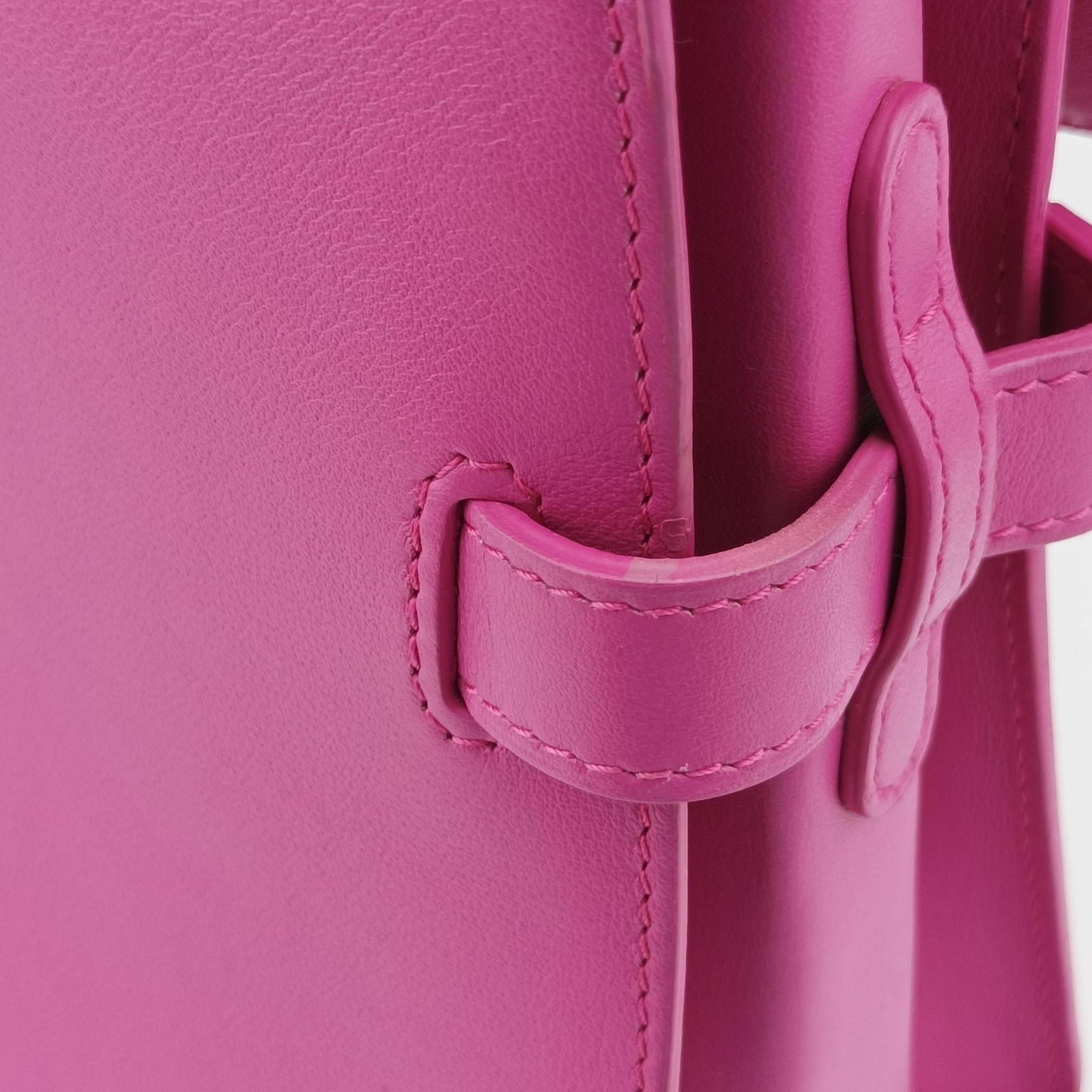 Pre-owned Delvaux Tempete Pink leather  shoulderbag | stylenewstar